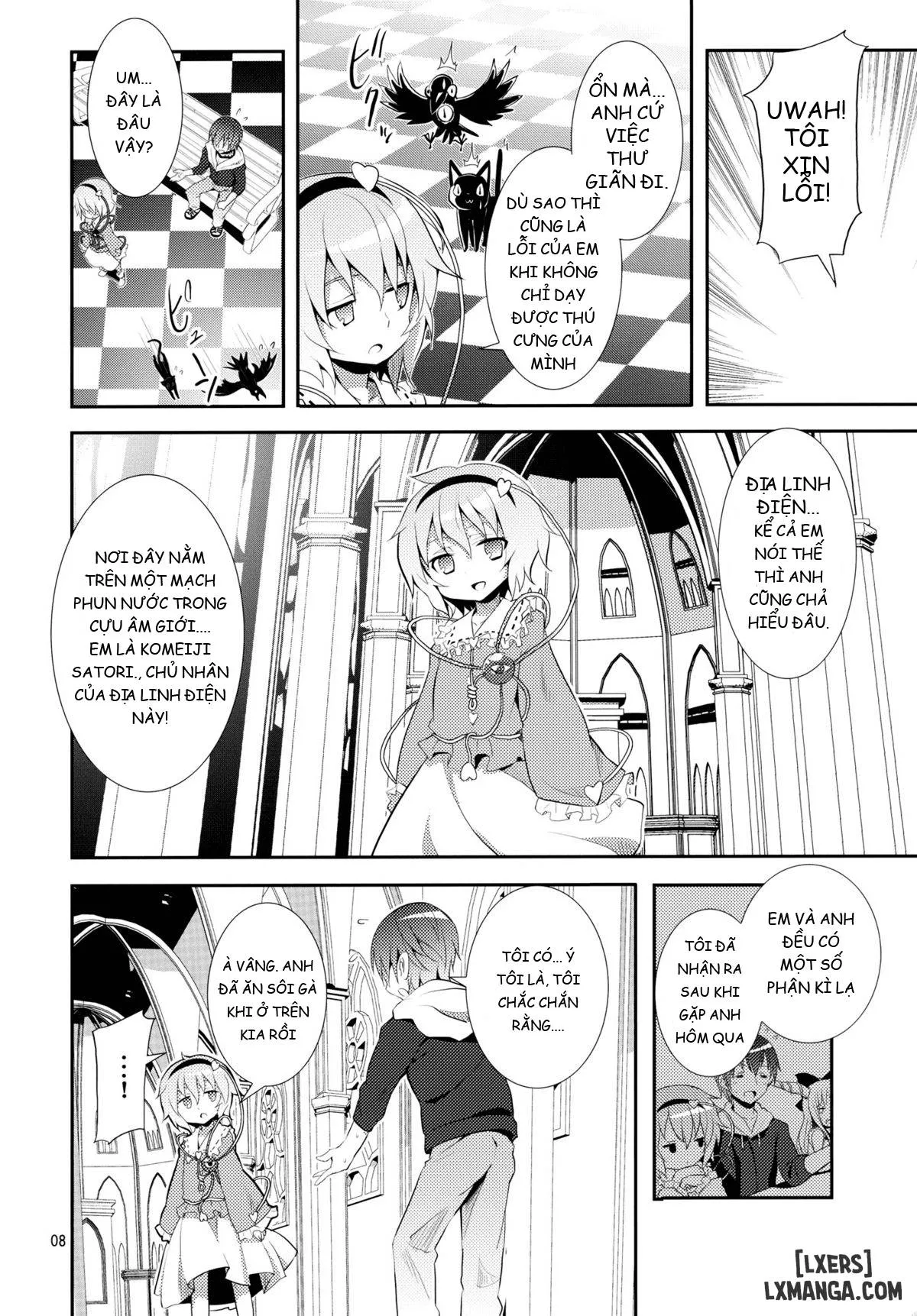 HentaiVN.net - Ảnh 7 - Satori Can't Make Many Friends (Touhou Project) [Satori không thể kết bạn] - Chap 2