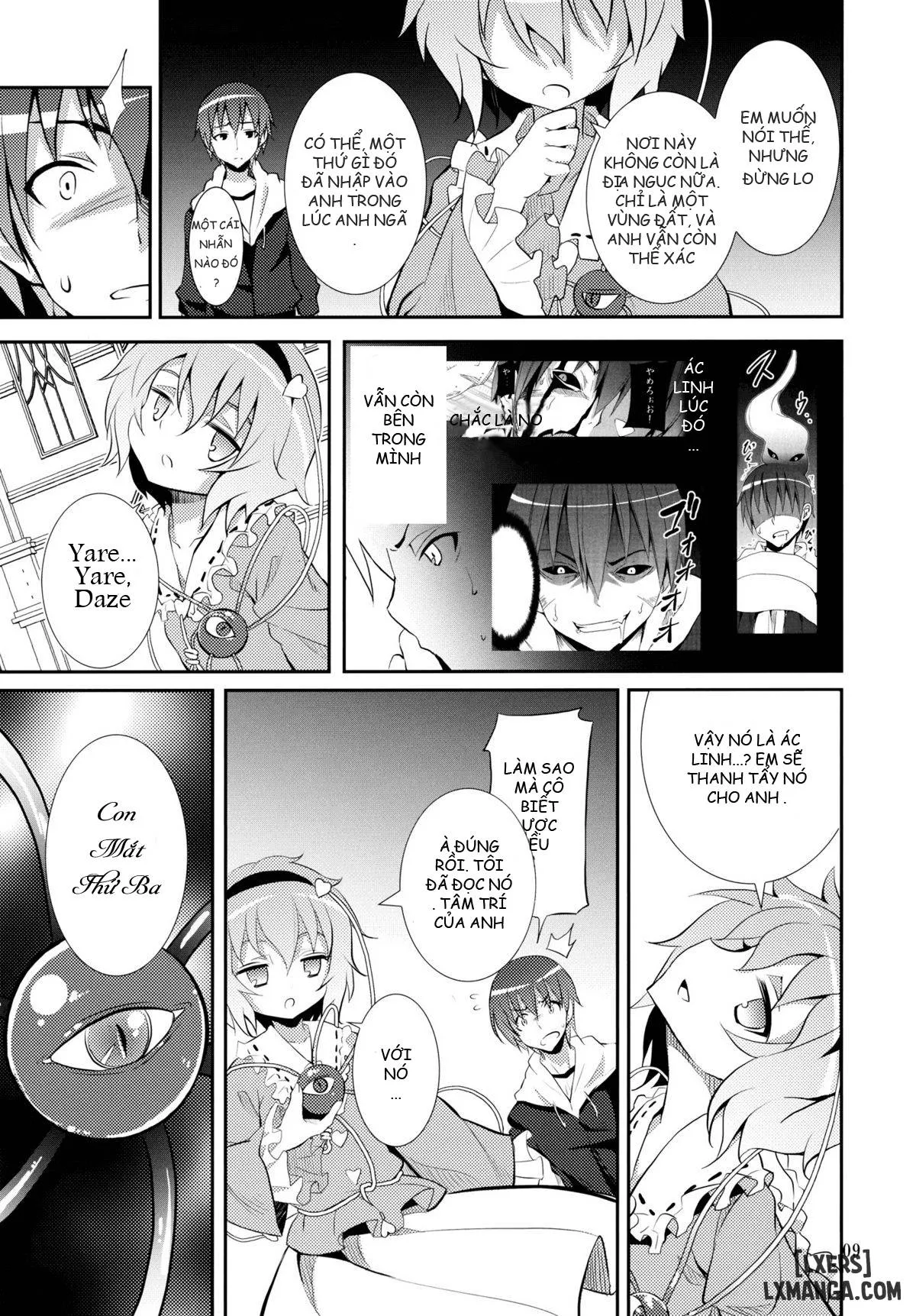 HentaiVN.net - Ảnh 8 - Satori Can't Make Many Friends (Touhou Project) [Satori không thể kết bạn] - Chap 2