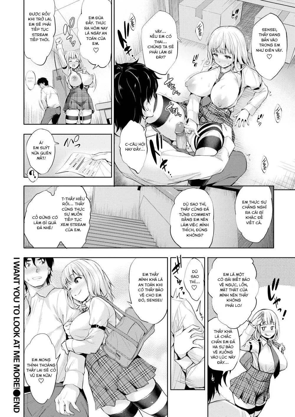 HentaiVN.net - Ảnh 21 - Em muốn thầy nhìn vào em nhiều hơn nữa! [I wan't you look at me more!] - Chap 1