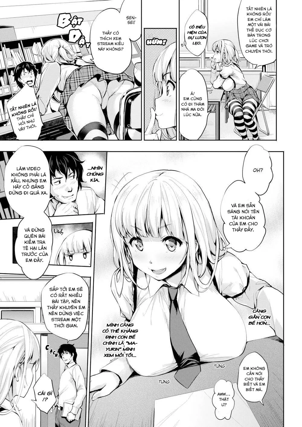 HentaiVN.net - Ảnh 4 - Em muốn thầy nhìn vào em nhiều hơn nữa! [I wan't you look at me more!] - Chap 1