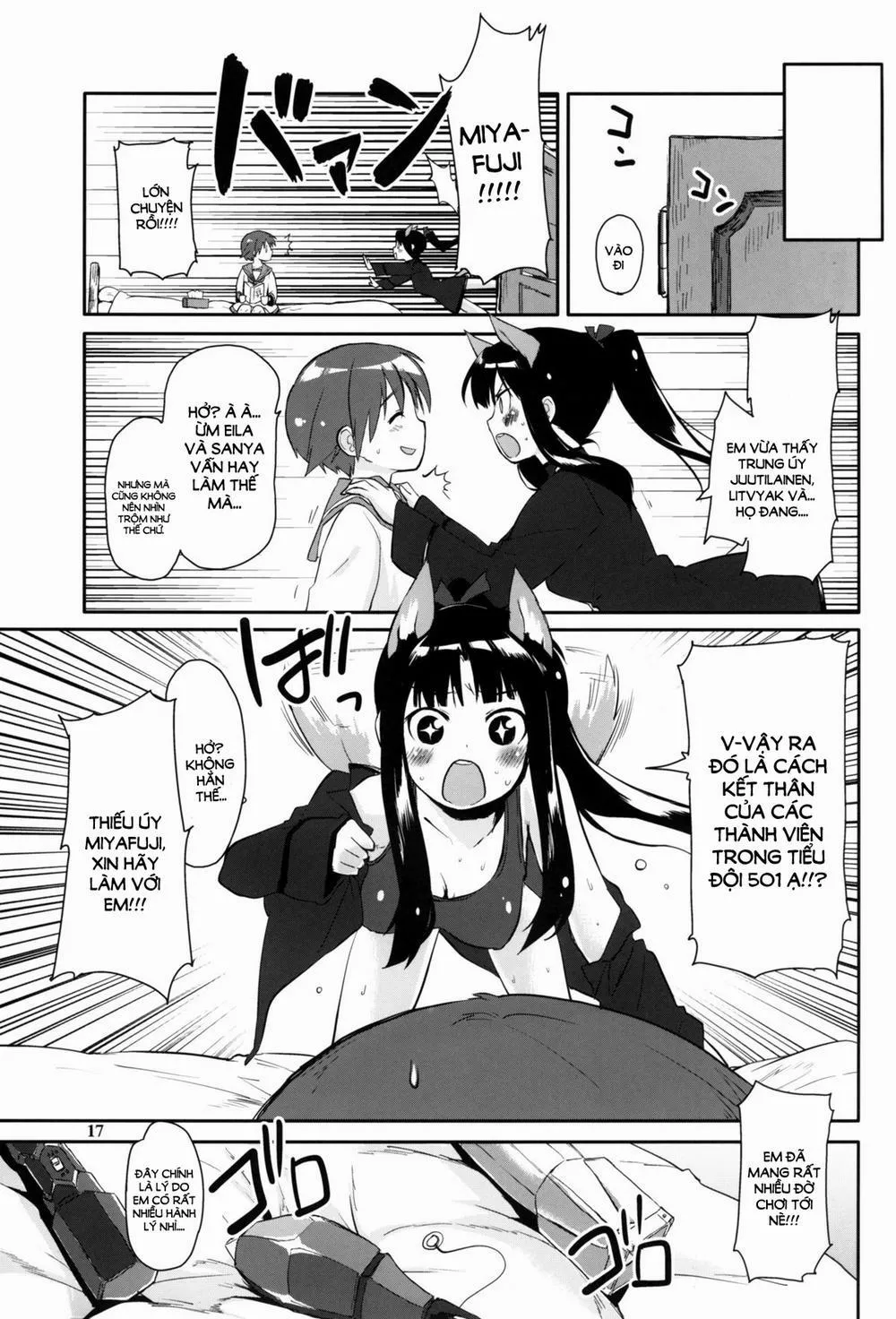 HentaiVN.net - Ảnh 14 - Sauna Paradiso (Strike Witches) - Chap 1
