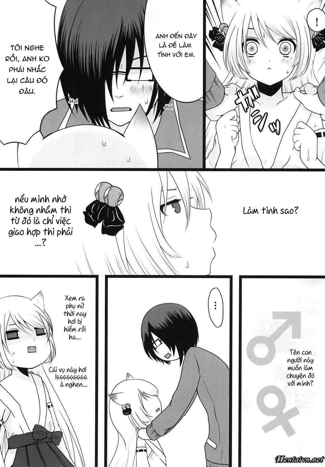 HentaiVN.net - Ảnh 12 - Kami-Sama ni Tanon de DT Sutetatta - Chap 1