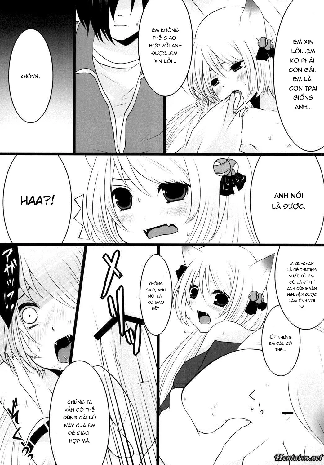 HentaiVN.net - Ảnh 19 - Kami-Sama ni Tanon de DT Sutetatta - Chap 1