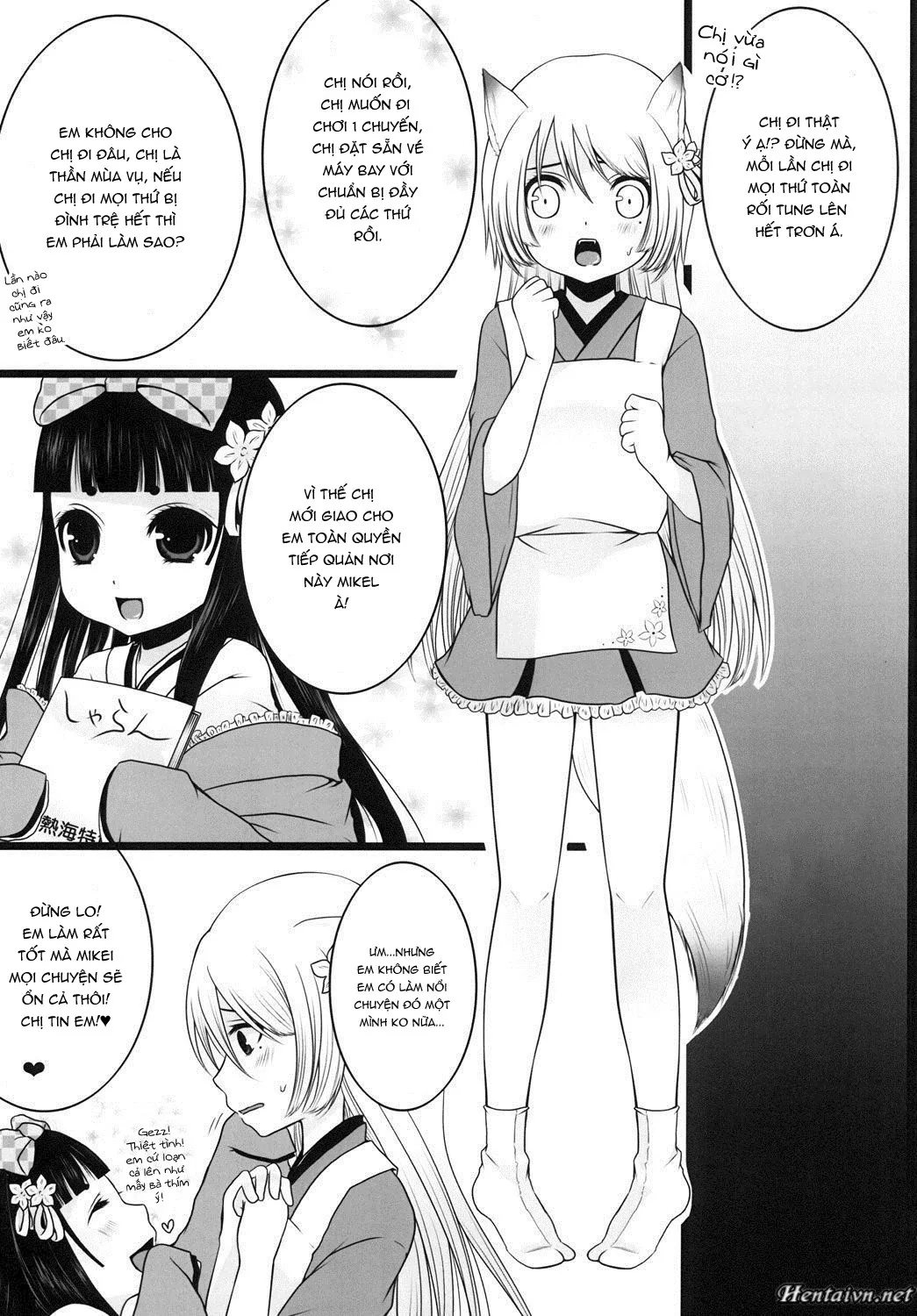 HentaiVN.net - Ảnh 4 - Kami-Sama ni Tanon de DT Sutetatta - Chap 1