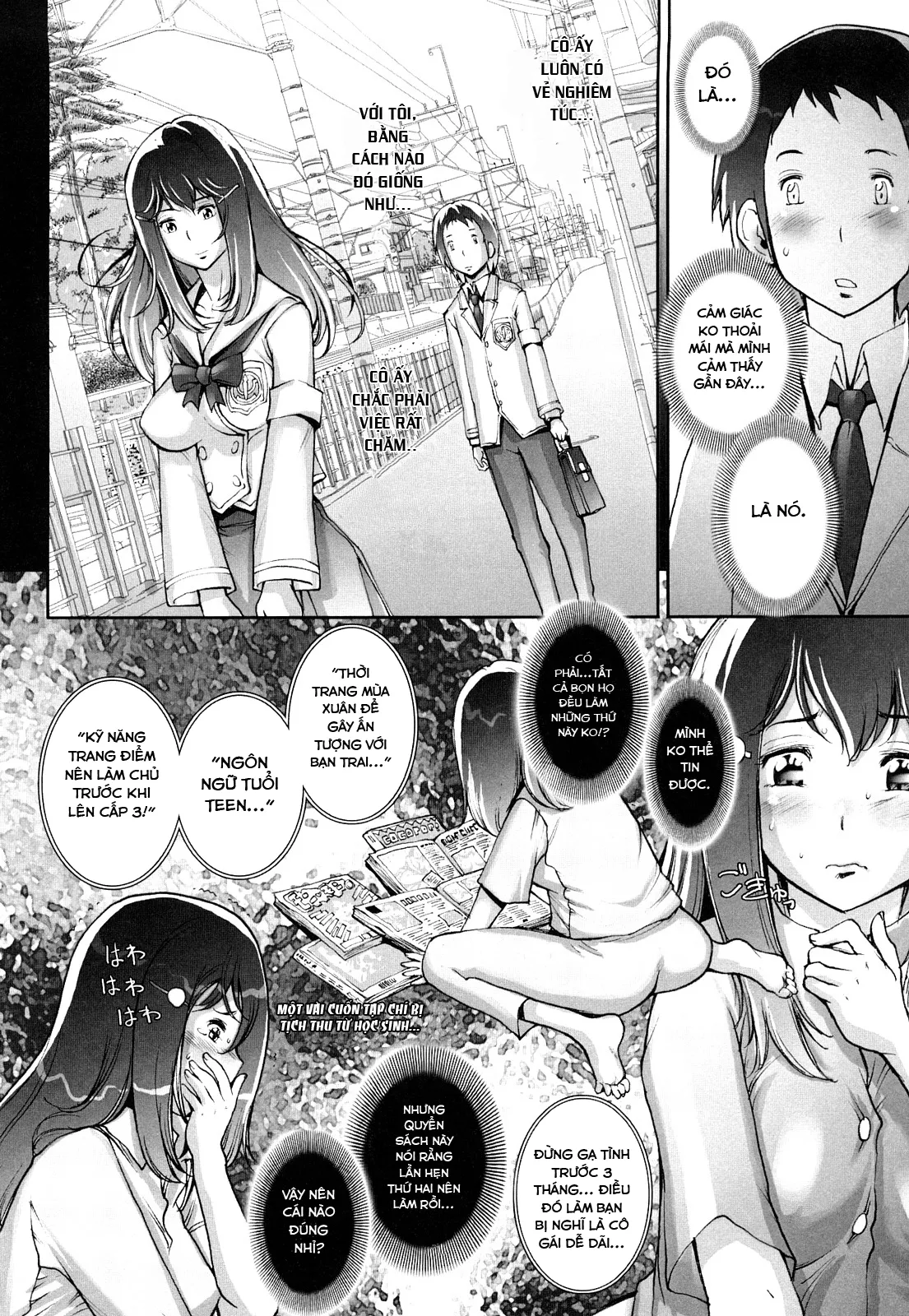 HentaiVN.net - Ảnh 9 - Haguringu [Love Maneuvering] - Chap 1