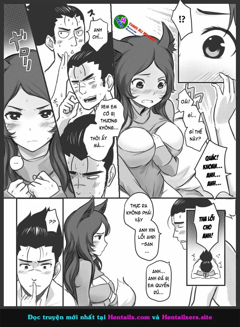 HentaiVN.net - Ảnh 13 - Fox Charm (Liên Minh Huyền Thoại) - Chap 1