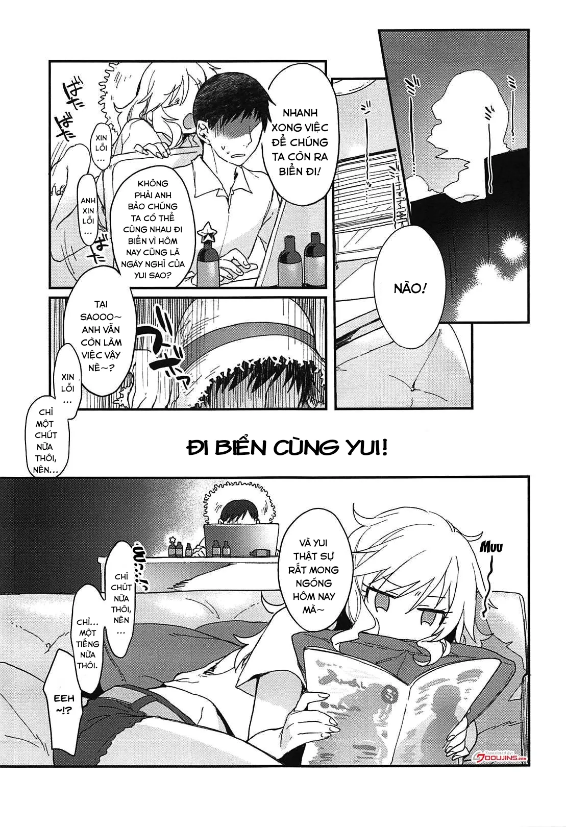 HentaiVN.net - Ảnh 3 - Đi tắm biển với Yui nào! [Going To The Beach With Yui!] - Chap 1
