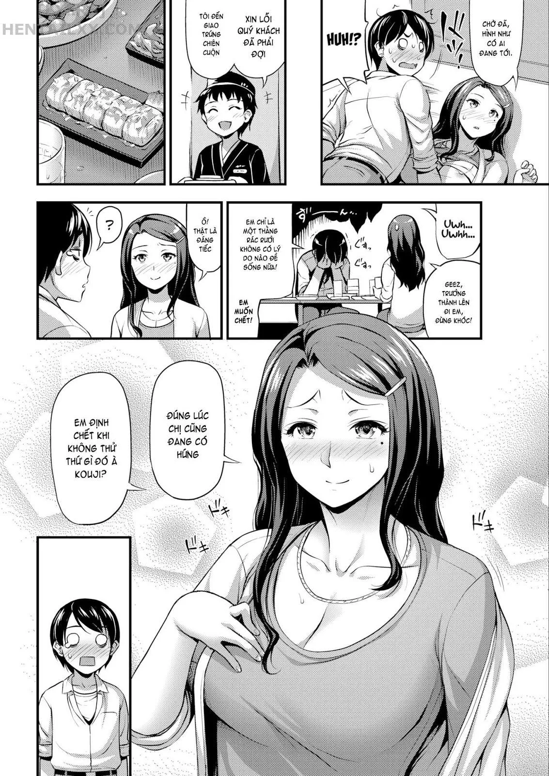 HentaiVN.net - Ảnh 10 - Để đó cho Onee-san [Leave it to Onee-san] - Chap 1