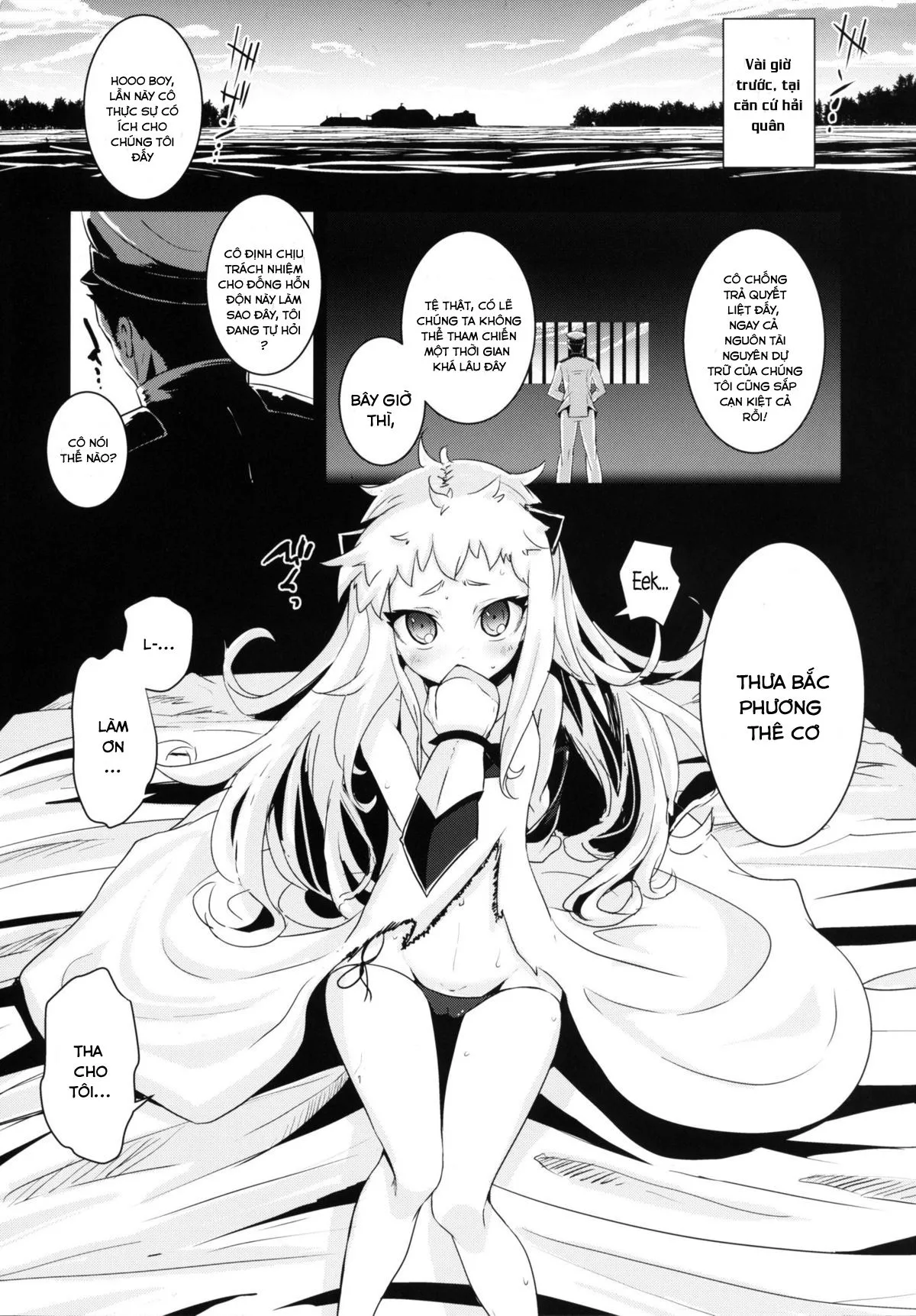 HentaiVN.net - Ảnh 5 - Hoppou Seiki-chan no Shojo o Ubatte Shiawase ni Suru Hanashi (Kantai Collection -KanColle-) - Chap 1