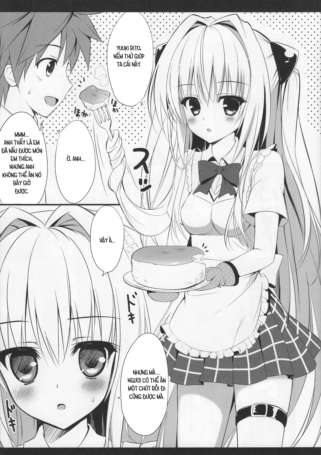 HentaiVN.net - Ảnh 5 - Taiyaki Yorimo Suki na Hito (To Love-Ru) - Chap 1