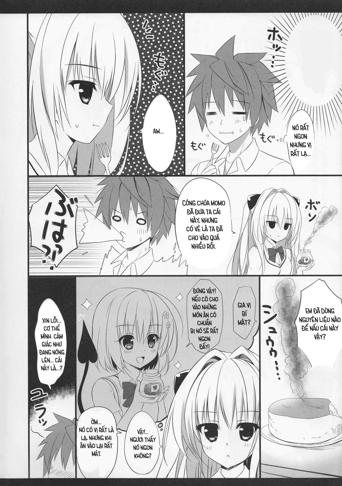 HentaiVN.net - Ảnh 6 - Taiyaki Yorimo Suki na Hito (To Love-Ru) - Chap 1