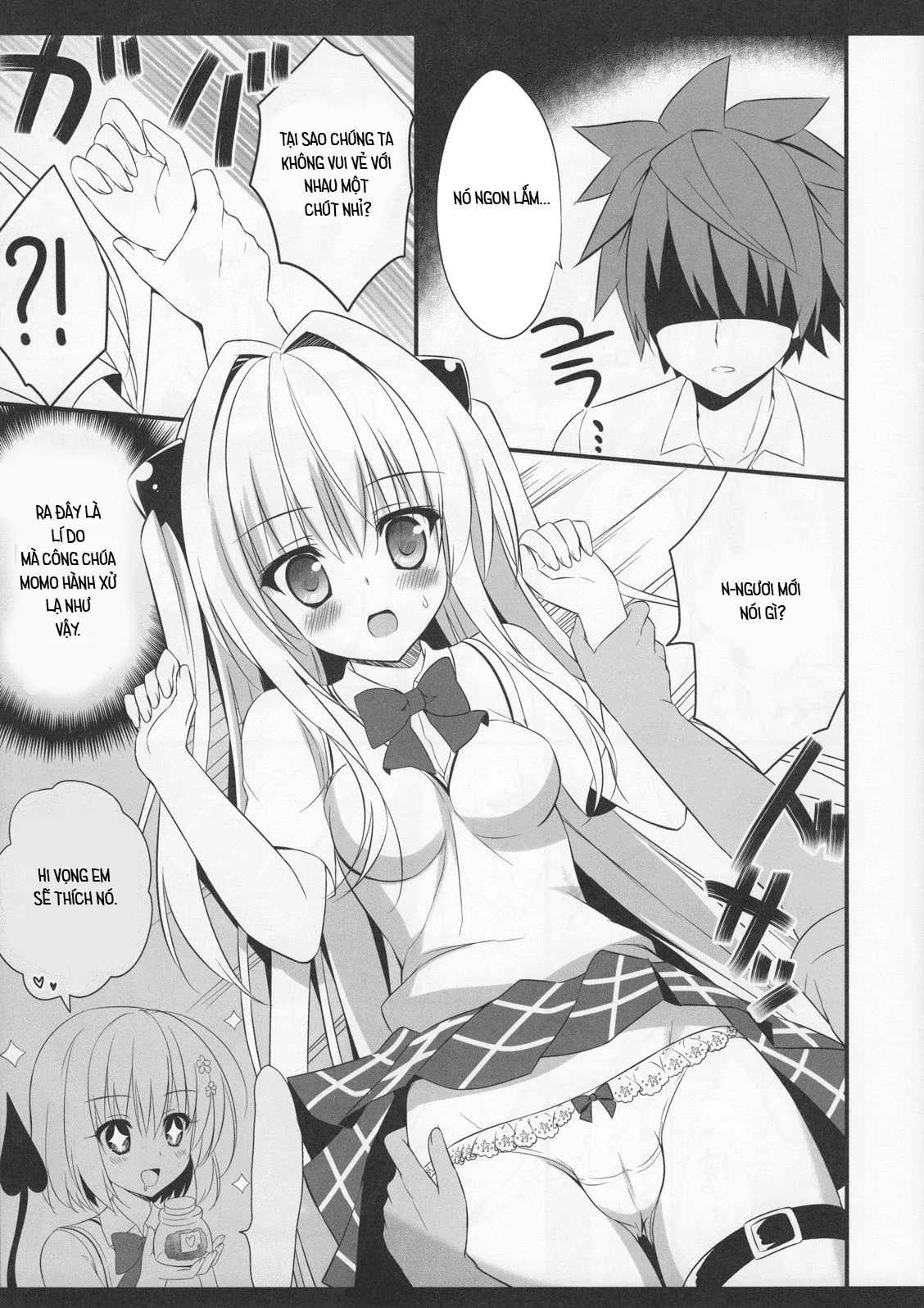 HentaiVN.net - Ảnh 7 - Taiyaki Yorimo Suki na Hito (To Love-Ru) - Chap 1