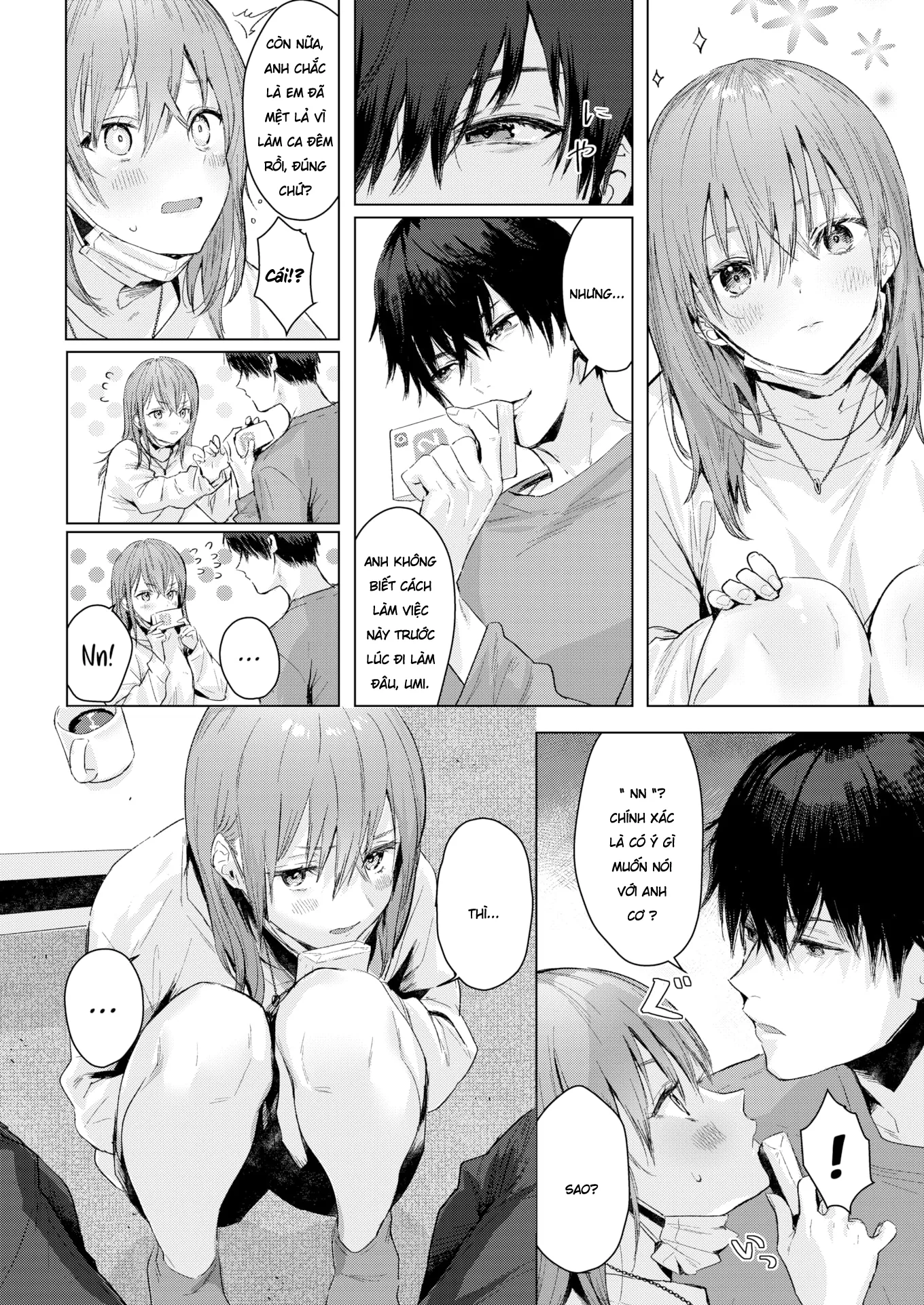 HentaiVN.net - Ảnh 5 - Cô nàng tinh mơ [Morning Person] - Chap 1