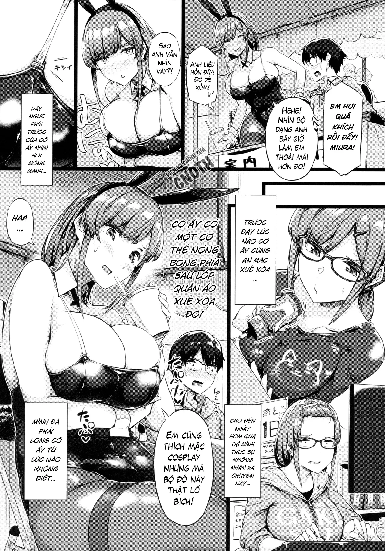 HentaiVN.net - Ảnh 4 - Koisuru Usagi wa Abare Chichi - Chap 1