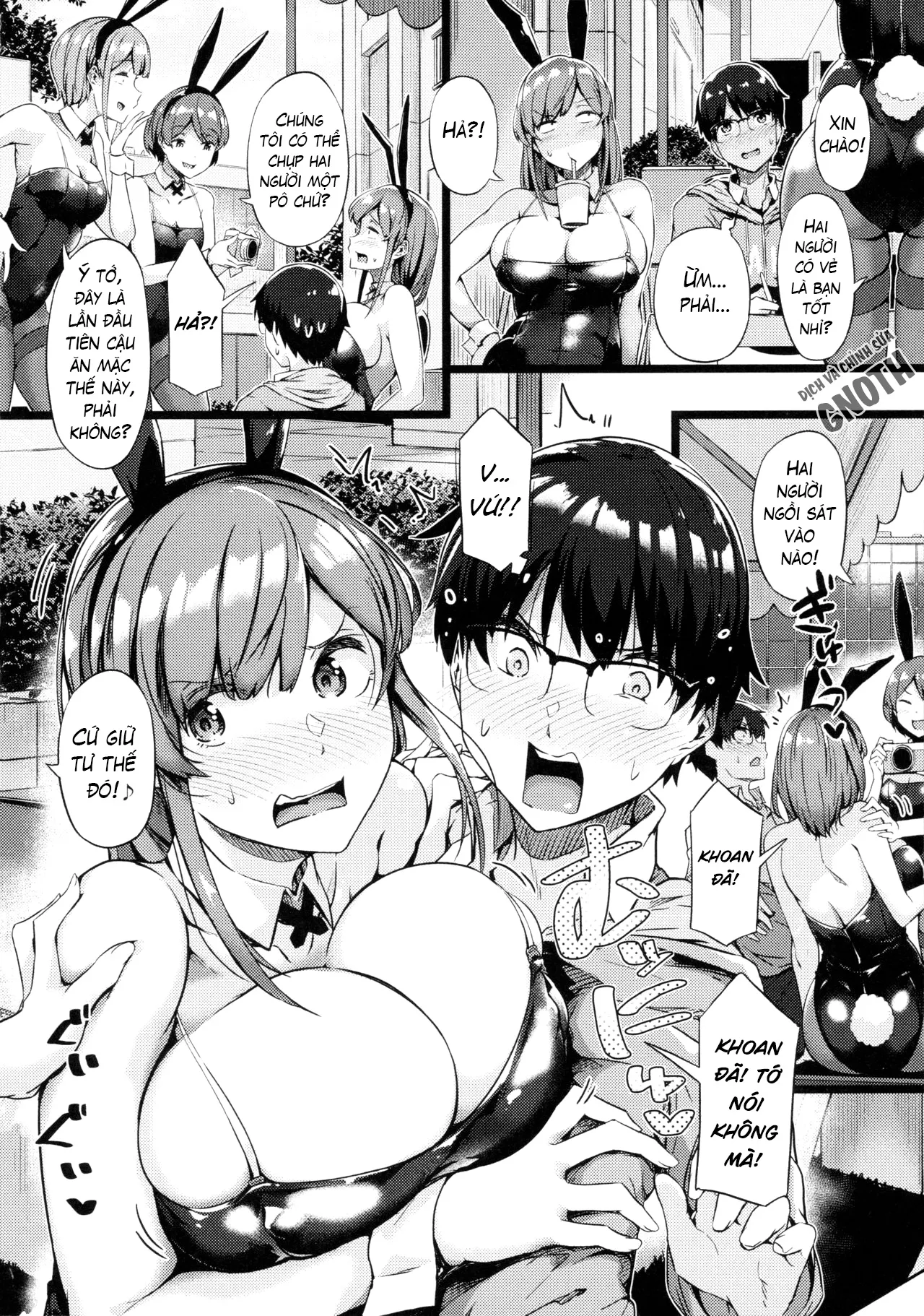 HentaiVN.net - Ảnh 5 - Koisuru Usagi wa Abare Chichi - Chap 1
