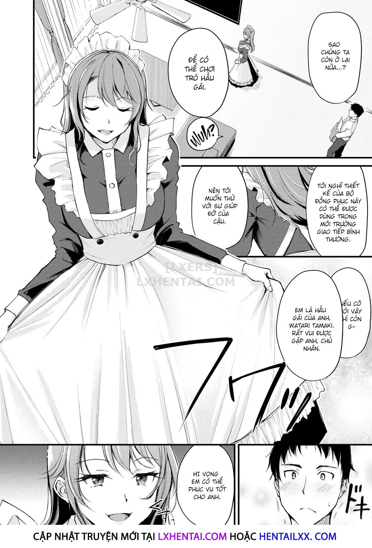HentaiVN.net - Ảnh 5 - Maid Play [Comic Kairakuten BEAST 2021-05] - Chap 1