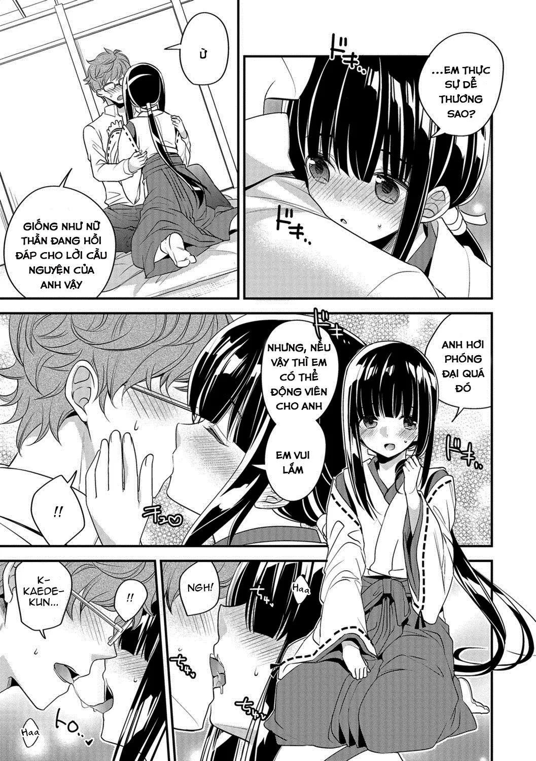 HentaiVN.net - Ảnh 5 - Ecchi na Miko wa Otokonoko!? (Gekkan Web Otoko no Ko-llection! S Vol. 26) - Chap 1