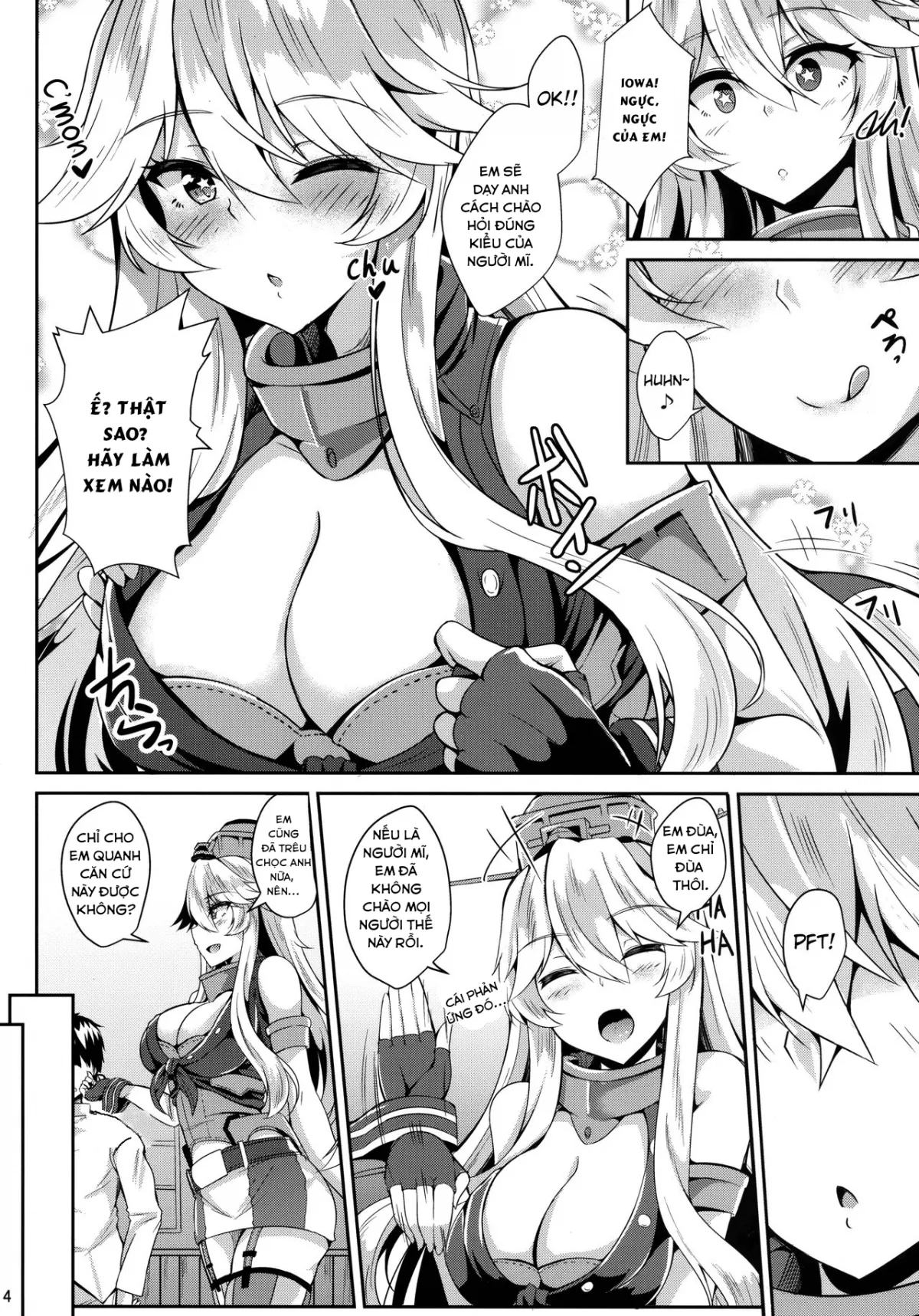 HentaiVN.net - Ảnh 7 - Iowa to Mechamecha Ecchi Suru Hon (Kantai Collection) - Chap 1