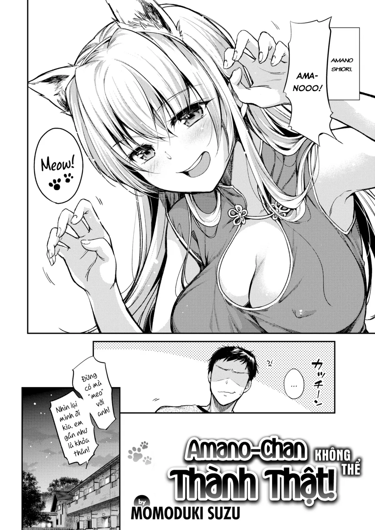 HentaiVN.net - Ảnh 3 - Amano-Chan Không Thể Thành Thật! [Amano-chan Can't Be Honest With Herself] - Chap 1