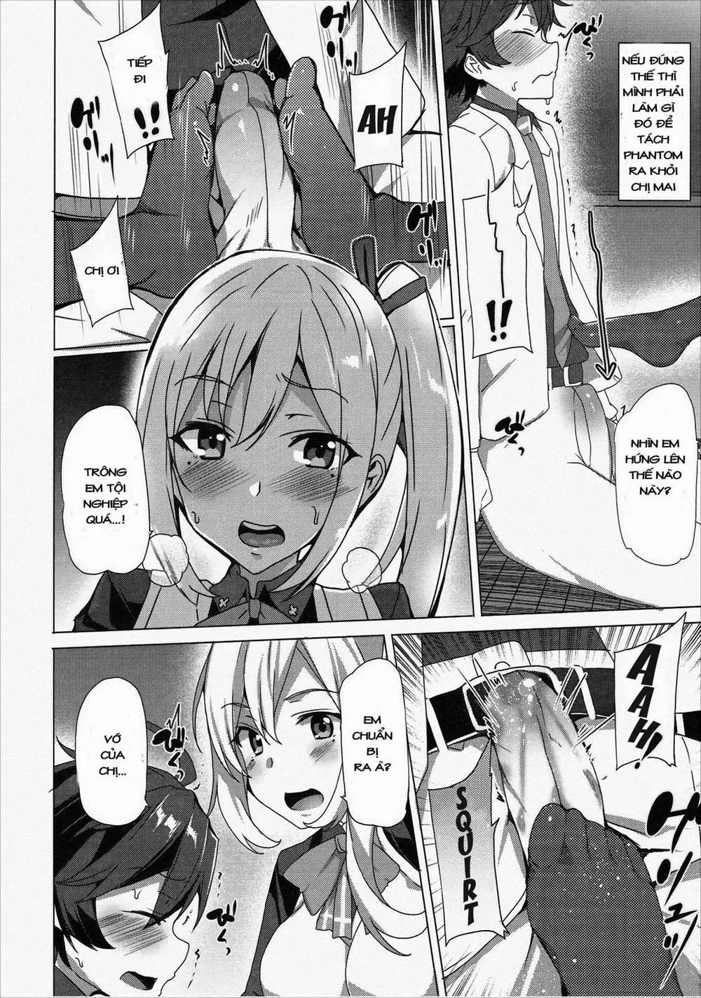 HentaiVN.net - Ảnh 3 - Sakusei Jouzu na Mai Senpai (Musaigen no Phantom World) - Chap 1