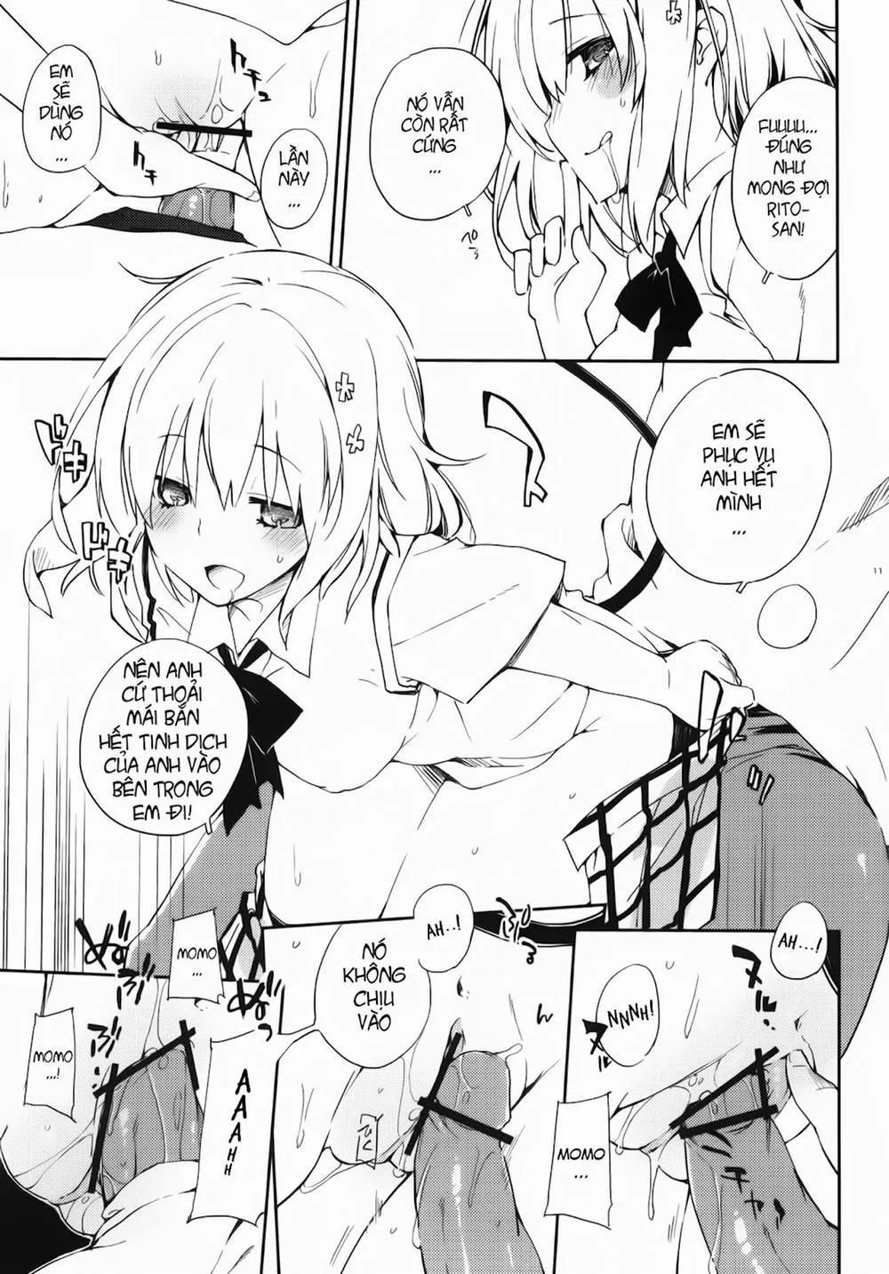 HentaiVN.net - Ảnh 10 - Momo No Tennensui (To Love-Ru) - Chap 1