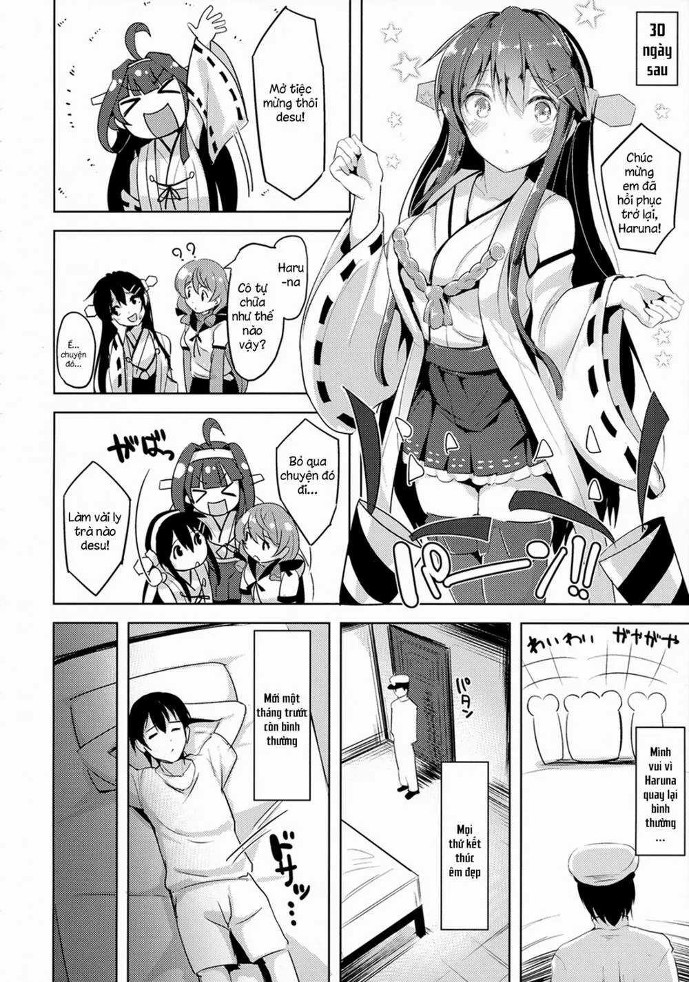 HentaiVN.net - Ảnh 17 - Loli Haruna Ga Teitoku No Seieki De Moto Ni Modoru Hon (KanColle) - Chap 1