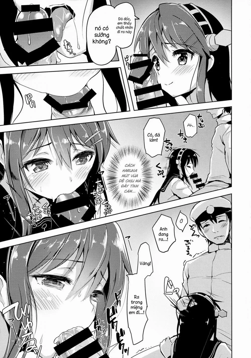 HentaiVN.net - Ảnh 6 - Loli Haruna Ga Teitoku No Seieki De Moto Ni Modoru Hon (KanColle) - Chap 1