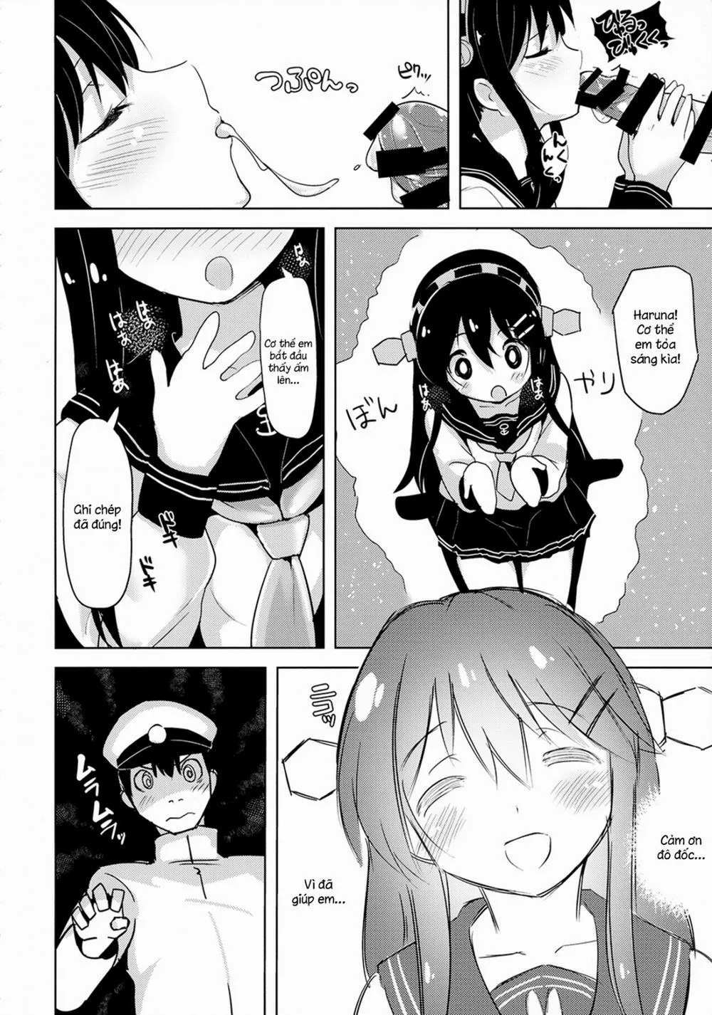 HentaiVN.net - Ảnh 7 - Loli Haruna Ga Teitoku No Seieki De Moto Ni Modoru Hon (KanColle) - Chap 1