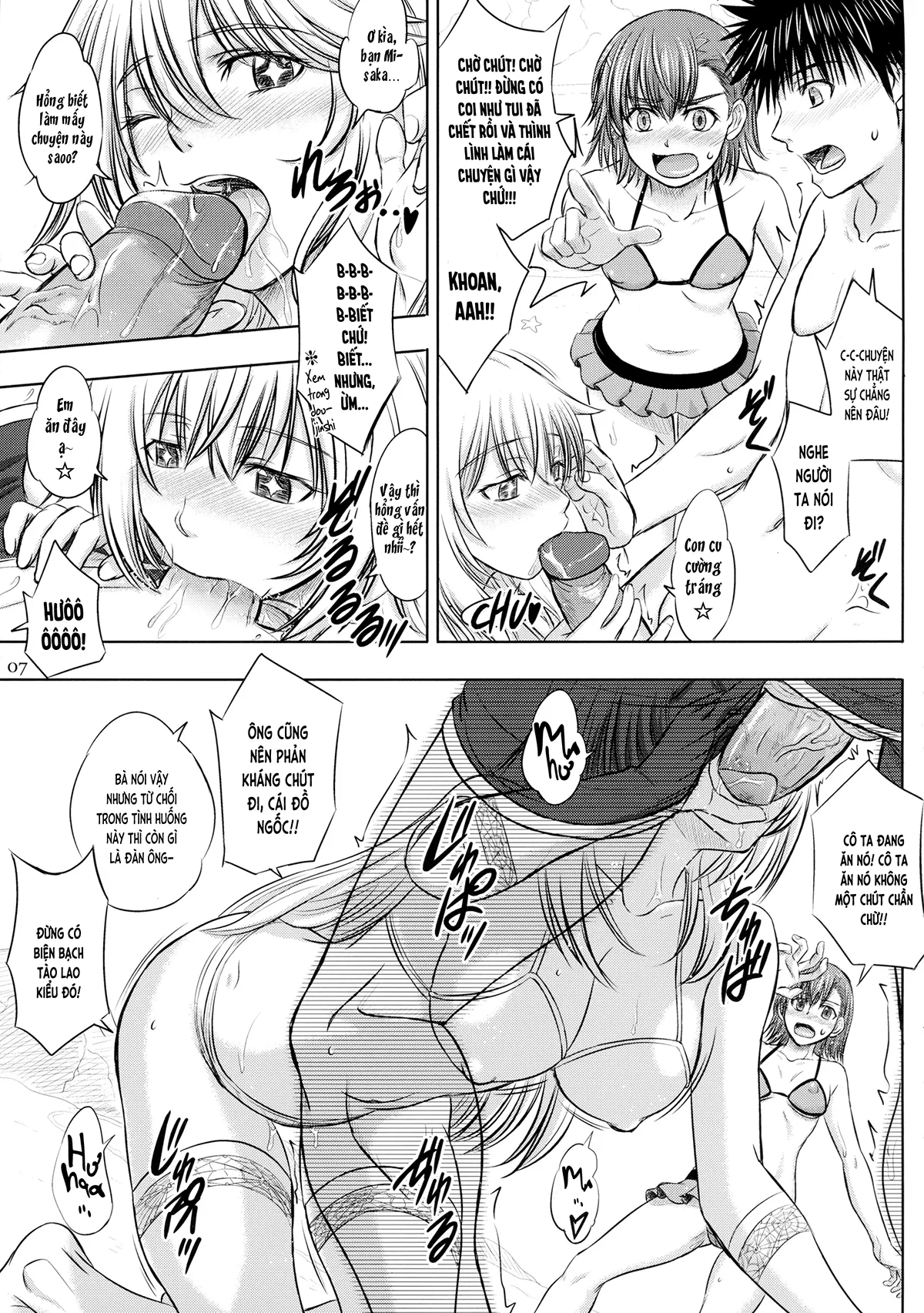 HentaiVN.net - Ảnh 8 - Misaka x Misaki (Toaru Kagaku no Railgun) [ミサカ×ミサキ (とある科学の超電磁砲)] - Chap 1