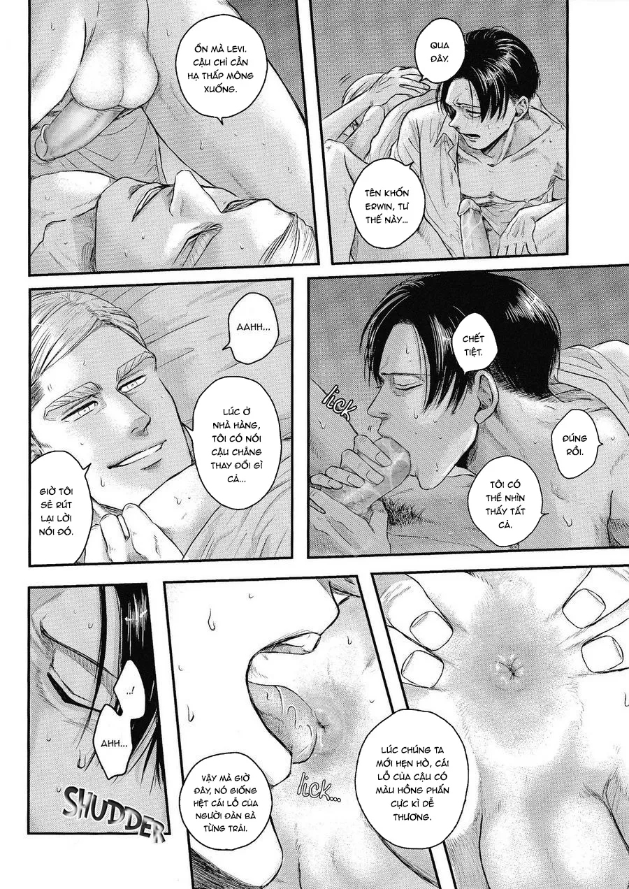 HentaiVN.net - Ảnh 22 - Chồng của người khác - Attack on Titan dj [Others’ Husbands] - Chap 1