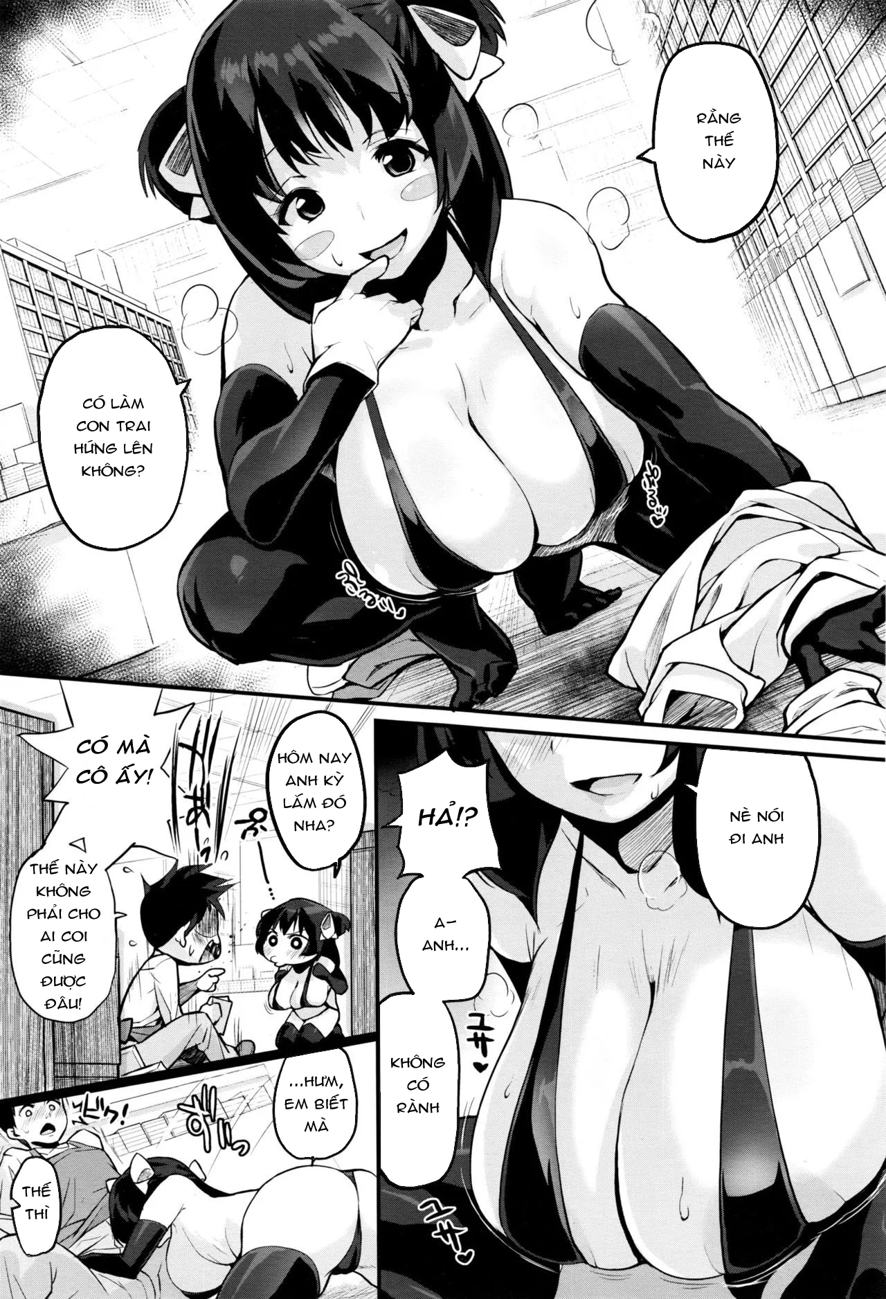 HentaiVN.net - Ảnh 6 - Tenchou to Yuiho-chan [Manager And Yuiho-chan; Yuiho-chan và Anh Chủ Tiệm] - Chap 1