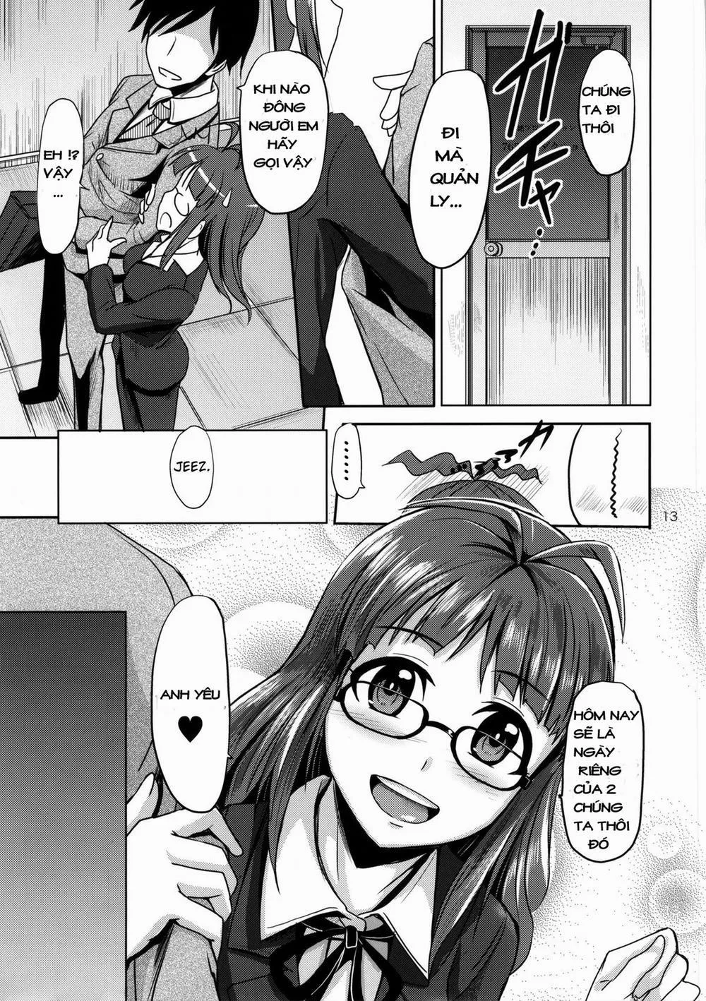 HentaiVN.net - Ảnh 14 - Dear my Darling (The Idolmaster) - Chap 1