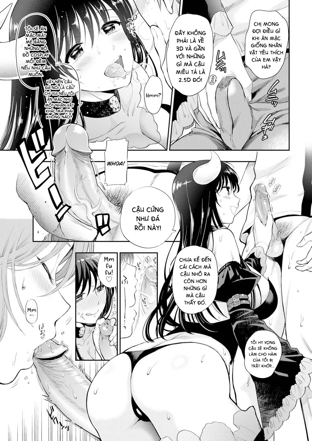 HentaiVN.net - Ảnh 8 - She’s a Different Person on Sunday - Chap 1