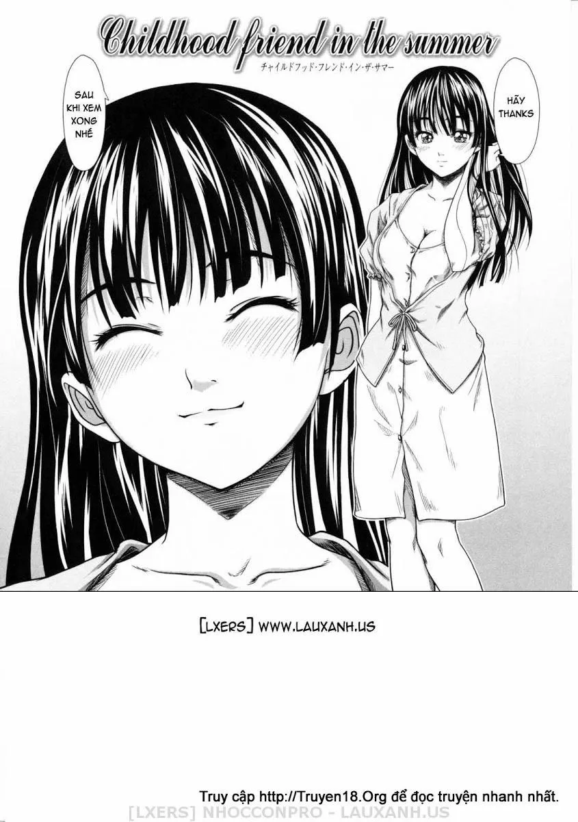 HentaiVN.net - Ảnh 23 - Childhood friend in the Summer - Chap 1