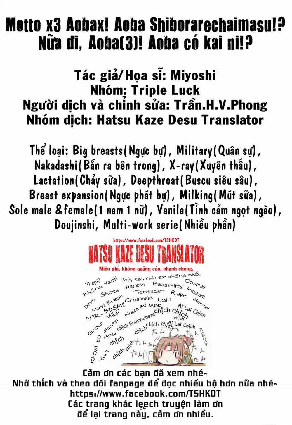 HentaiVN.net - Ảnh 33 - Motto X3 Aobax! Aoba Shiborarechaimasu!? (Kantai Collection) - Chap 1