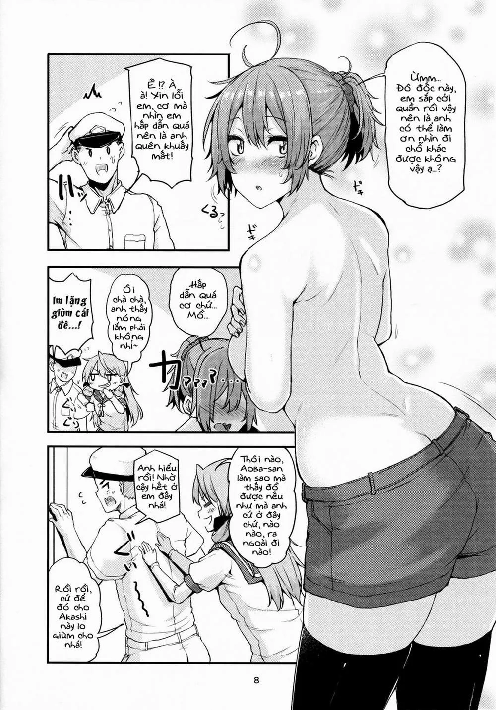 HentaiVN.net - Ảnh 7 - Motto X3 Aobax! Aoba Shiborarechaimasu!? (Kantai Collection) - Chap 1
