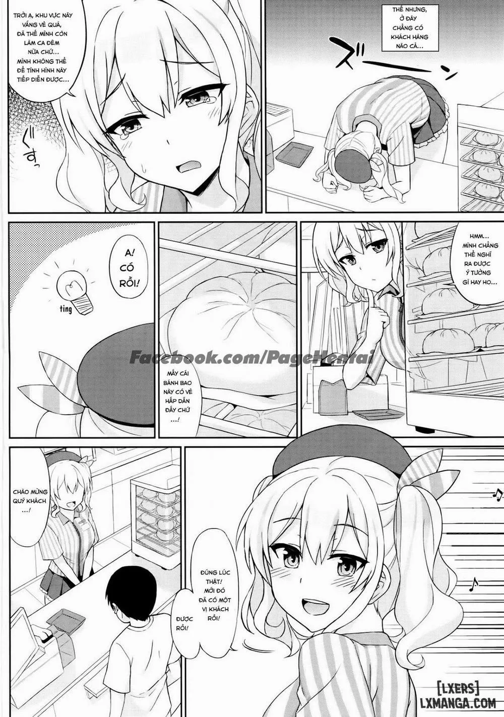 HentaiVN.net - Ảnh 4 - Shinya no Lawson de Kashima to Ikenaikoto Shimasen - Chap 1