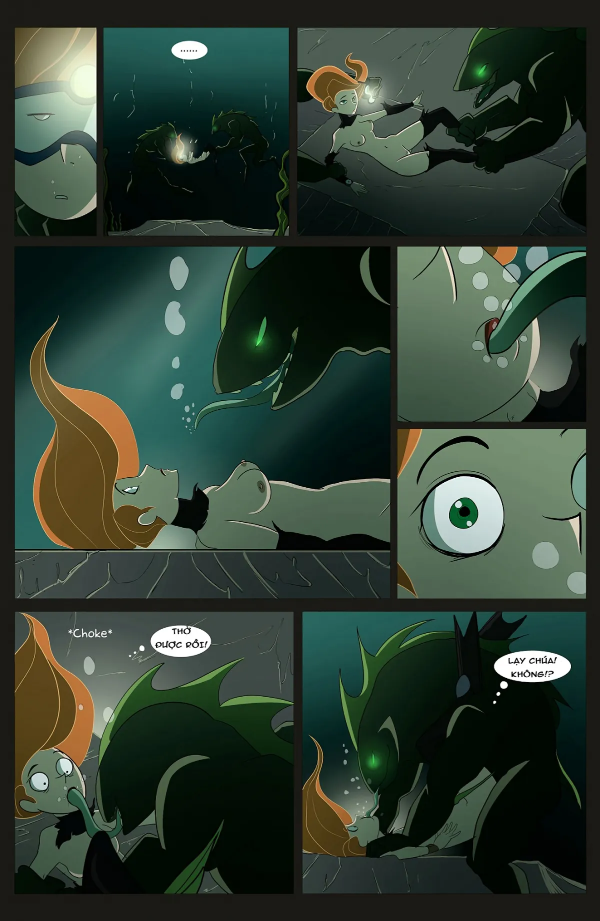 HentaiVN.net - Ảnh 11 - Kim Possible - Chìm Dưới Biển Sâu! [Call of Kimthulu] - Chap 1