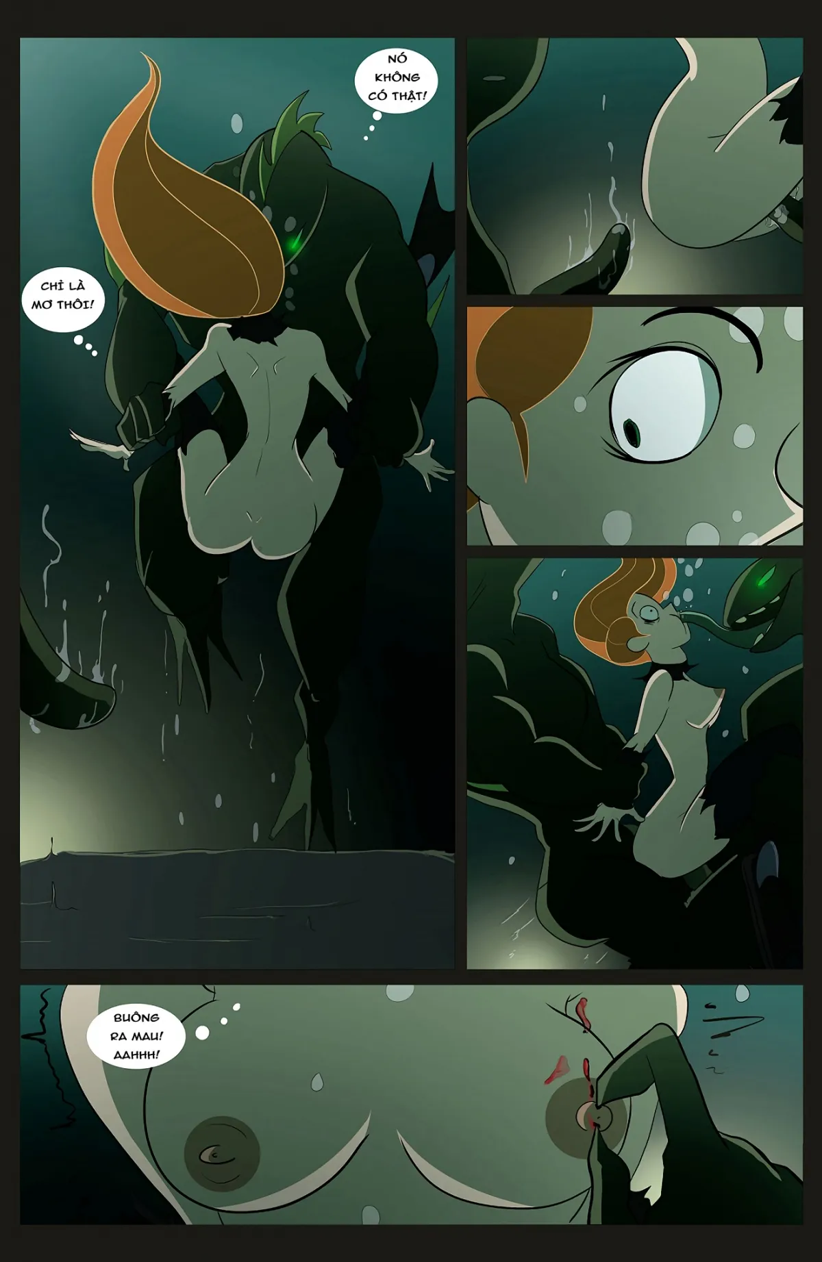 HentaiVN.net - Ảnh 12 - Kim Possible - Chìm Dưới Biển Sâu! [Call of Kimthulu] - Chap 1