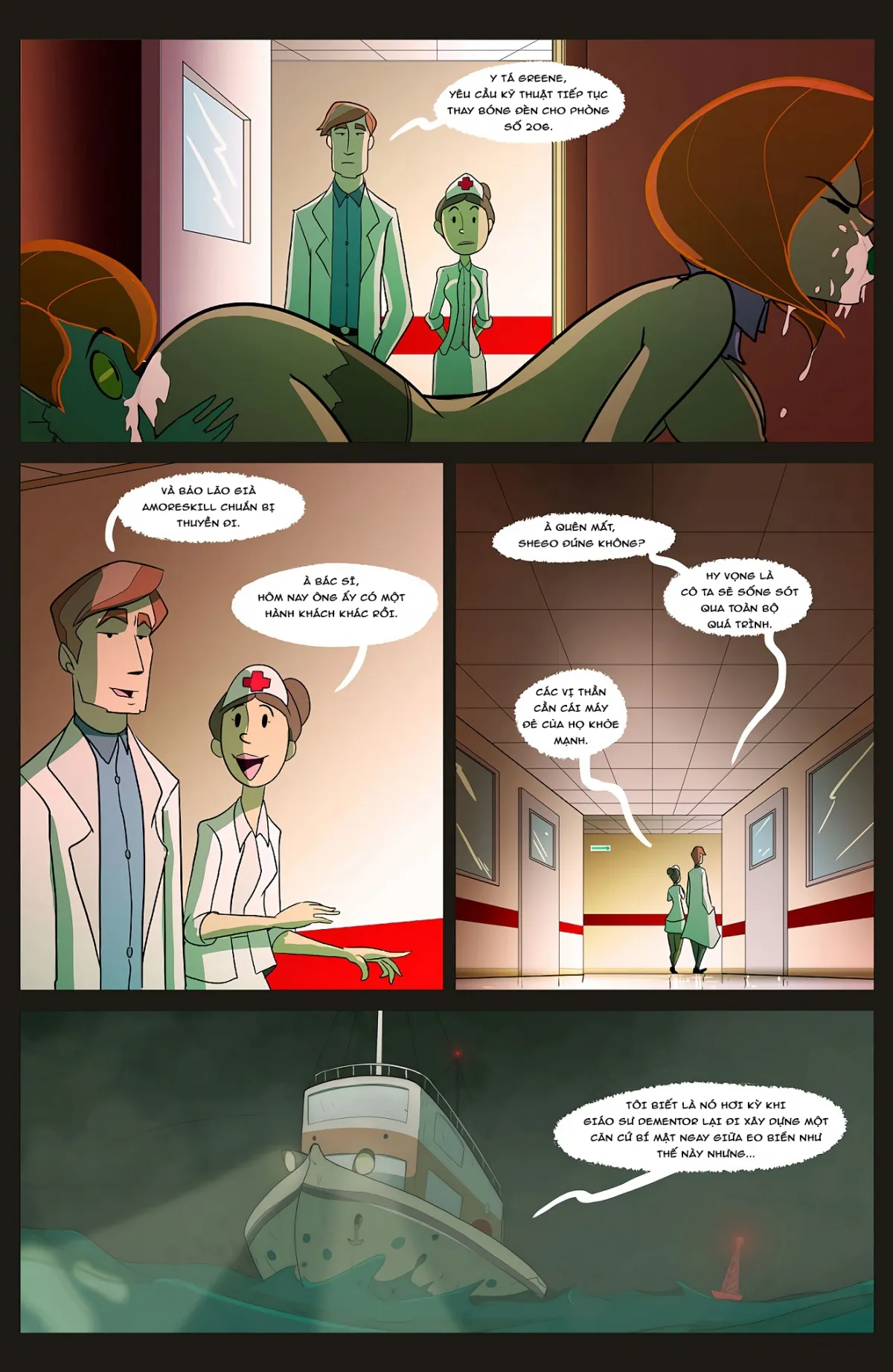 HentaiVN.net - Ảnh 30 - Kim Possible - Chìm Dưới Biển Sâu! [Call of Kimthulu] - Chap 1