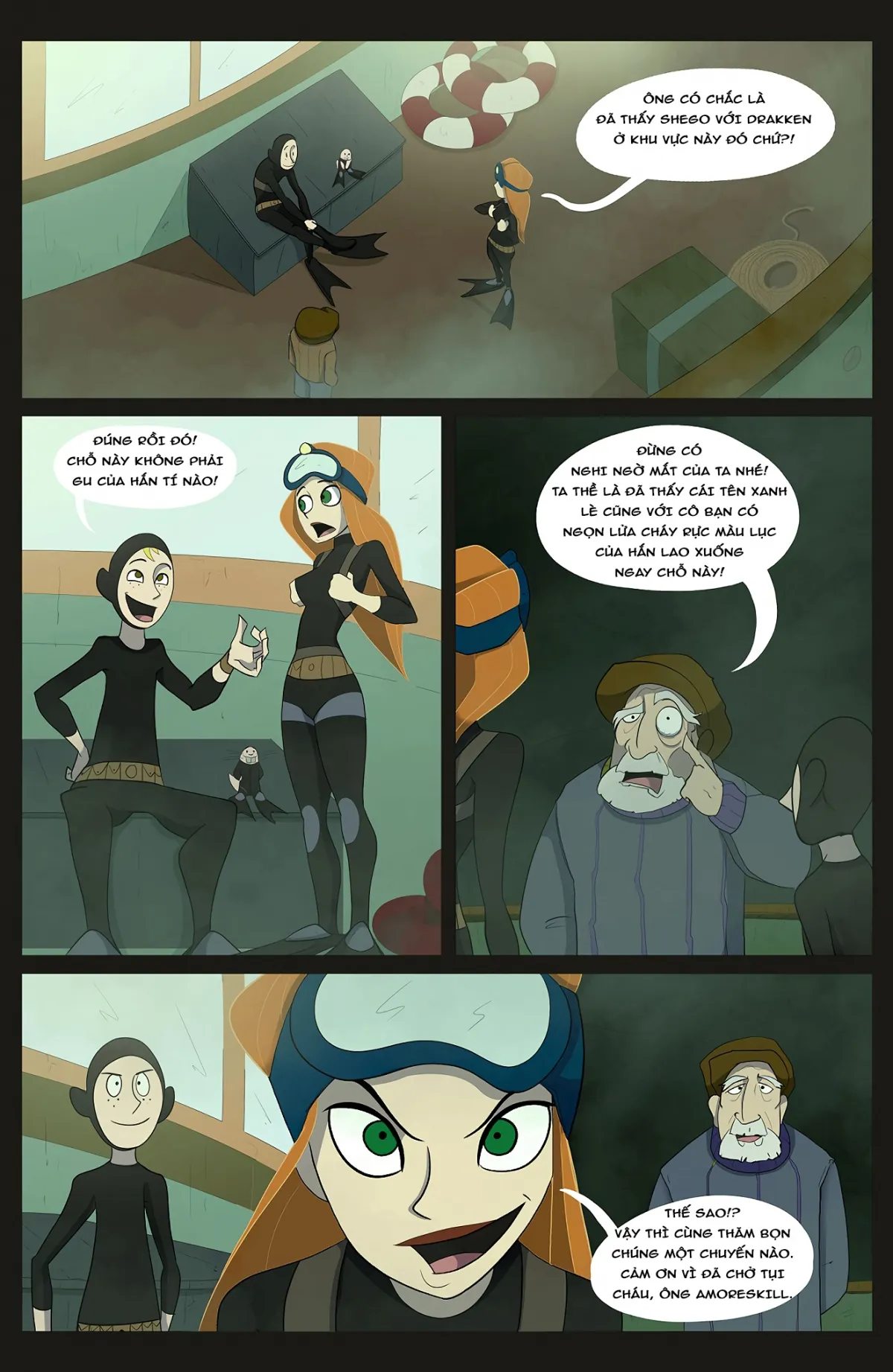 HentaiVN.net - Ảnh 4 - Kim Possible - Chìm Dưới Biển Sâu! [Call of Kimthulu] - Chap 1