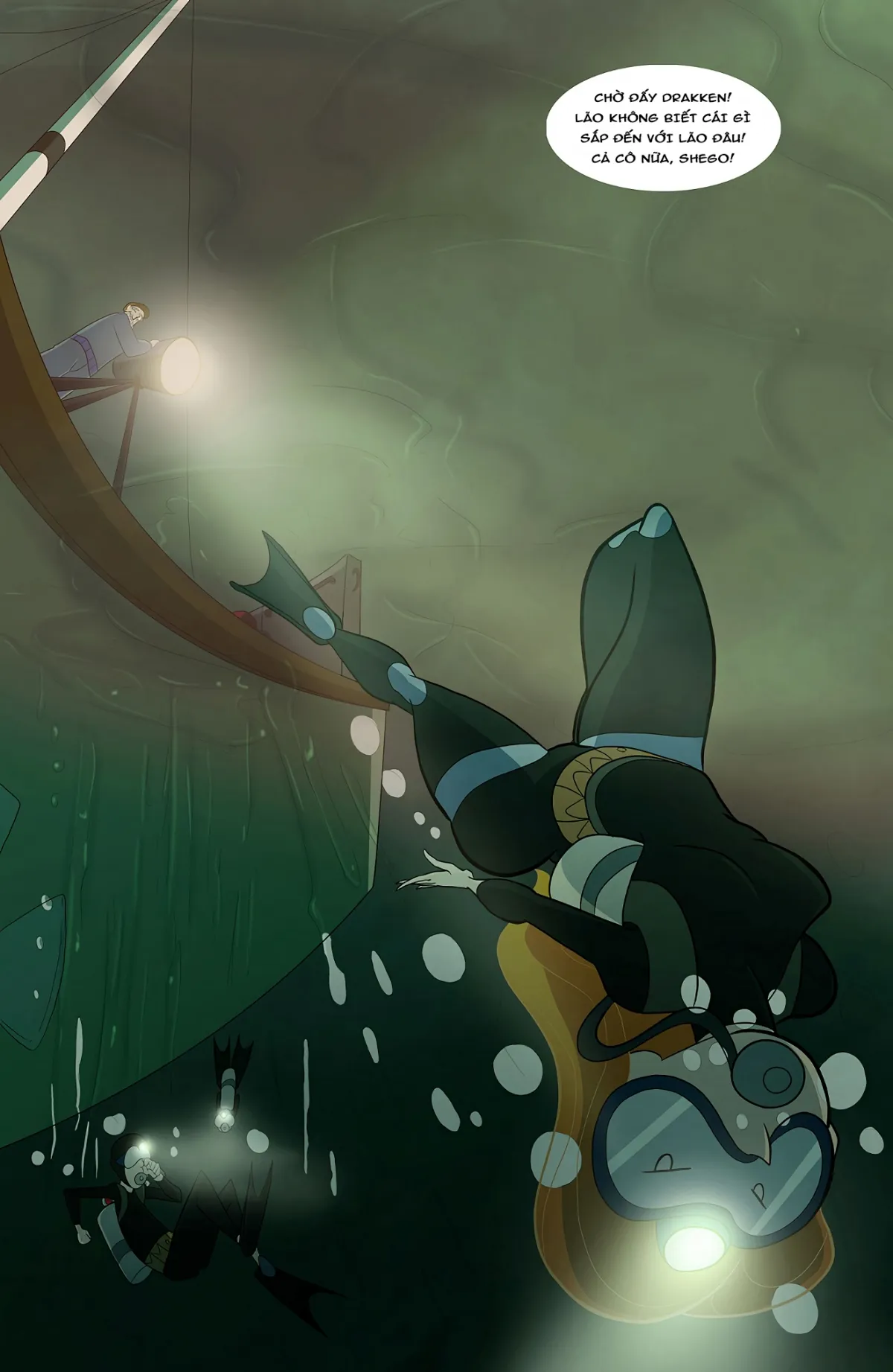 HentaiVN.net - Ảnh 5 - Kim Possible - Chìm Dưới Biển Sâu! [Call of Kimthulu] - Chap 1