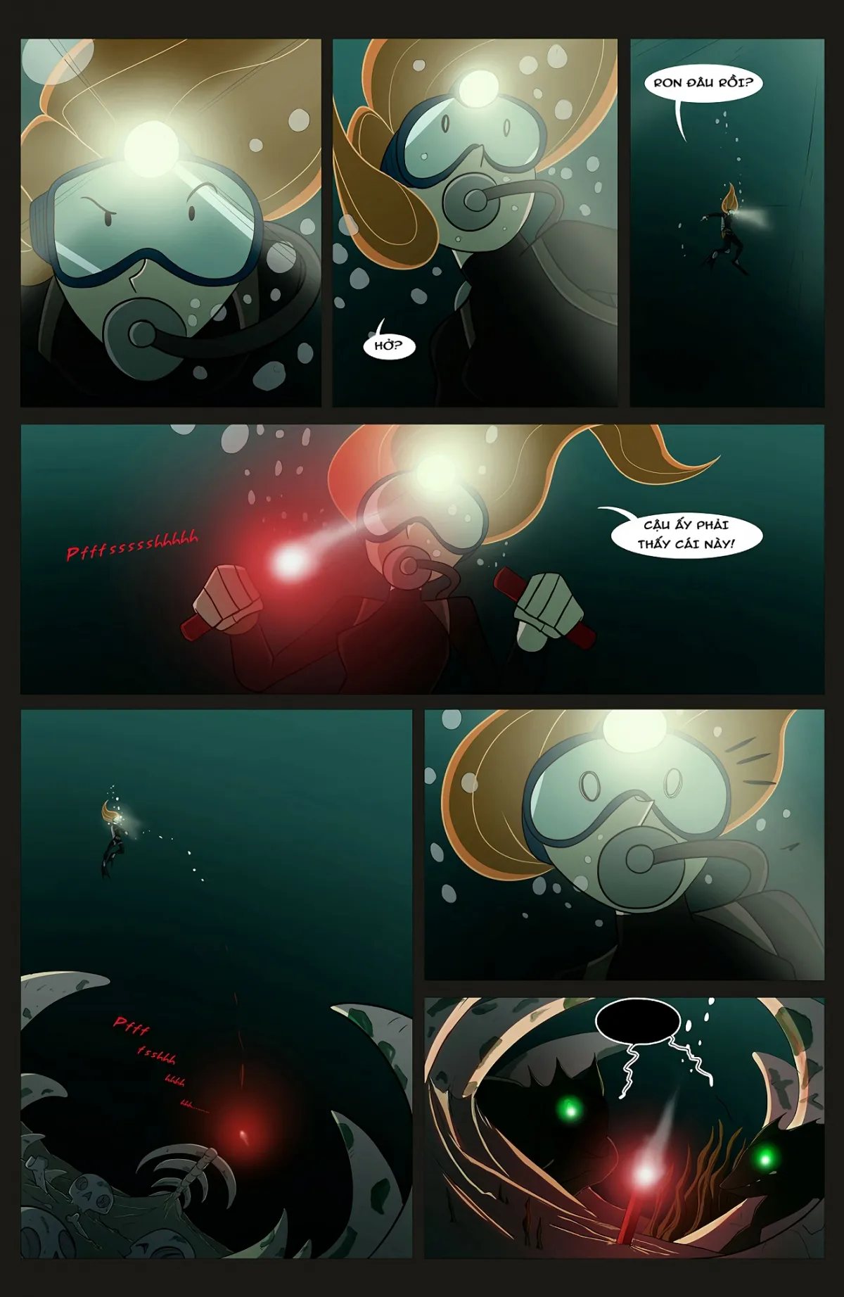 HentaiVN.net - Ảnh 7 - Kim Possible - Chìm Dưới Biển Sâu! [Call of Kimthulu] - Chap 1