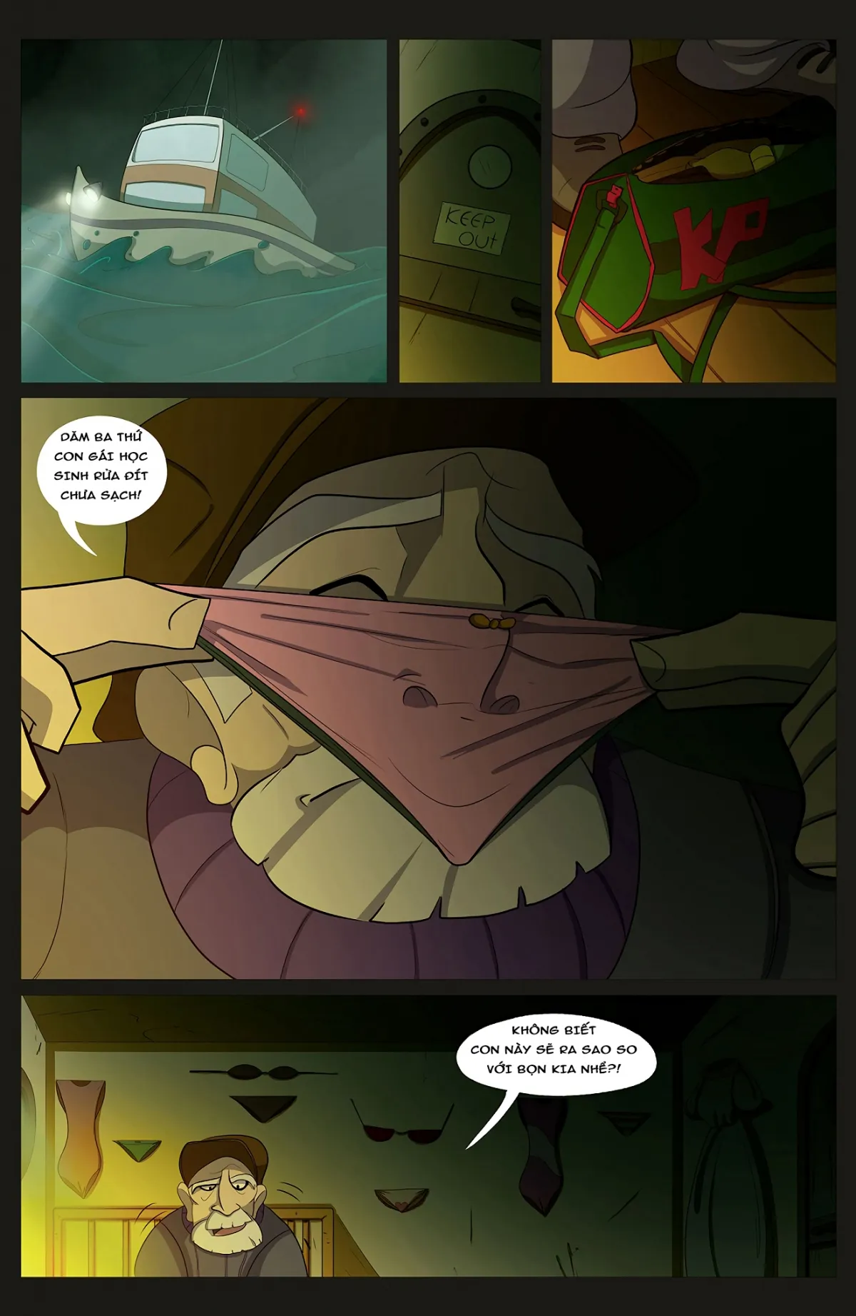 HentaiVN.net - Ảnh 8 - Kim Possible - Chìm Dưới Biển Sâu! [Call of Kimthulu] - Chap 1
