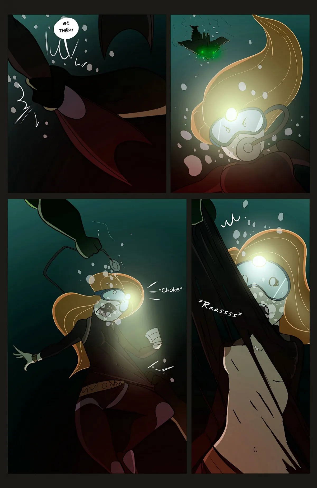 HentaiVN.net - Ảnh 9 - Kim Possible - Chìm Dưới Biển Sâu! [Call of Kimthulu] - Chap 1