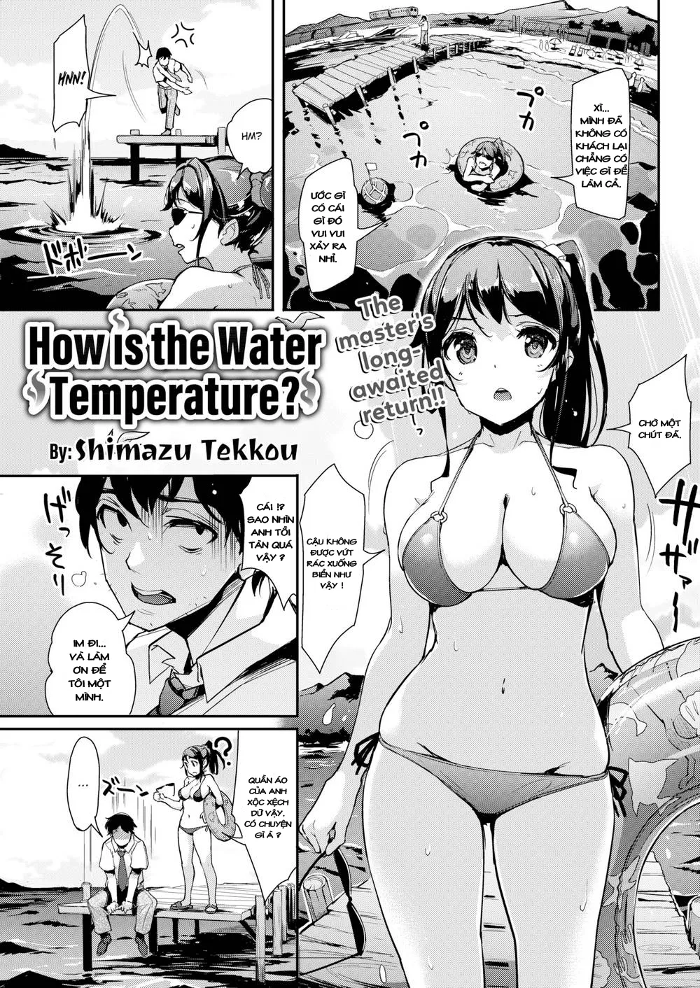 HentaiVN.net - Ảnh 3 - Nhiệt Độ Nước Như Thế Nào Vậy ? [How is the water temperature ?] - Chap 1