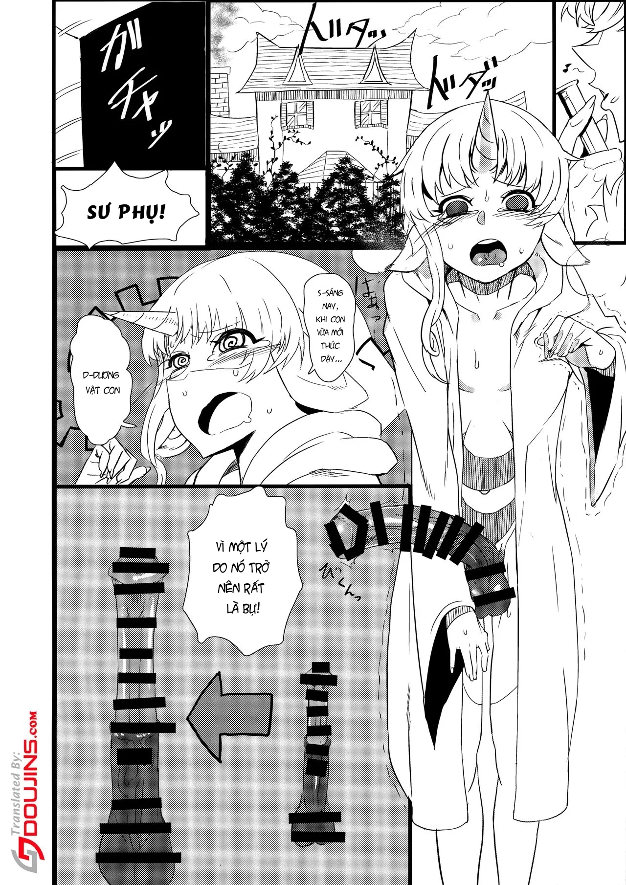 HentaiVN.net - Ảnh 3 - Witch's Pupil [Majo no Deshi] - Chap 1