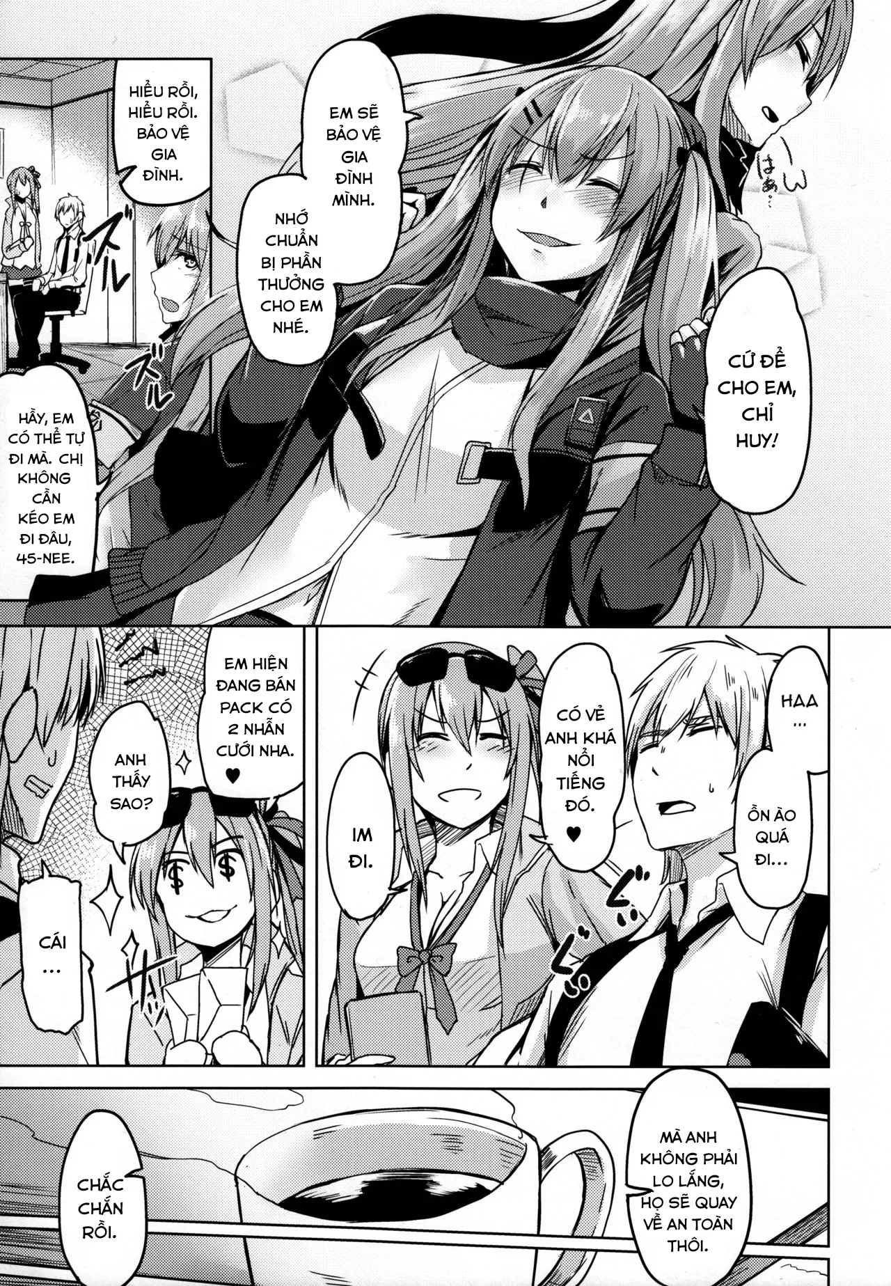 HentaiVN.net - Ảnh 6 - Kế hoạch gia đình Ump. [UMP Kazoku Keikaku; UMP Family Plan] - Chap 1
