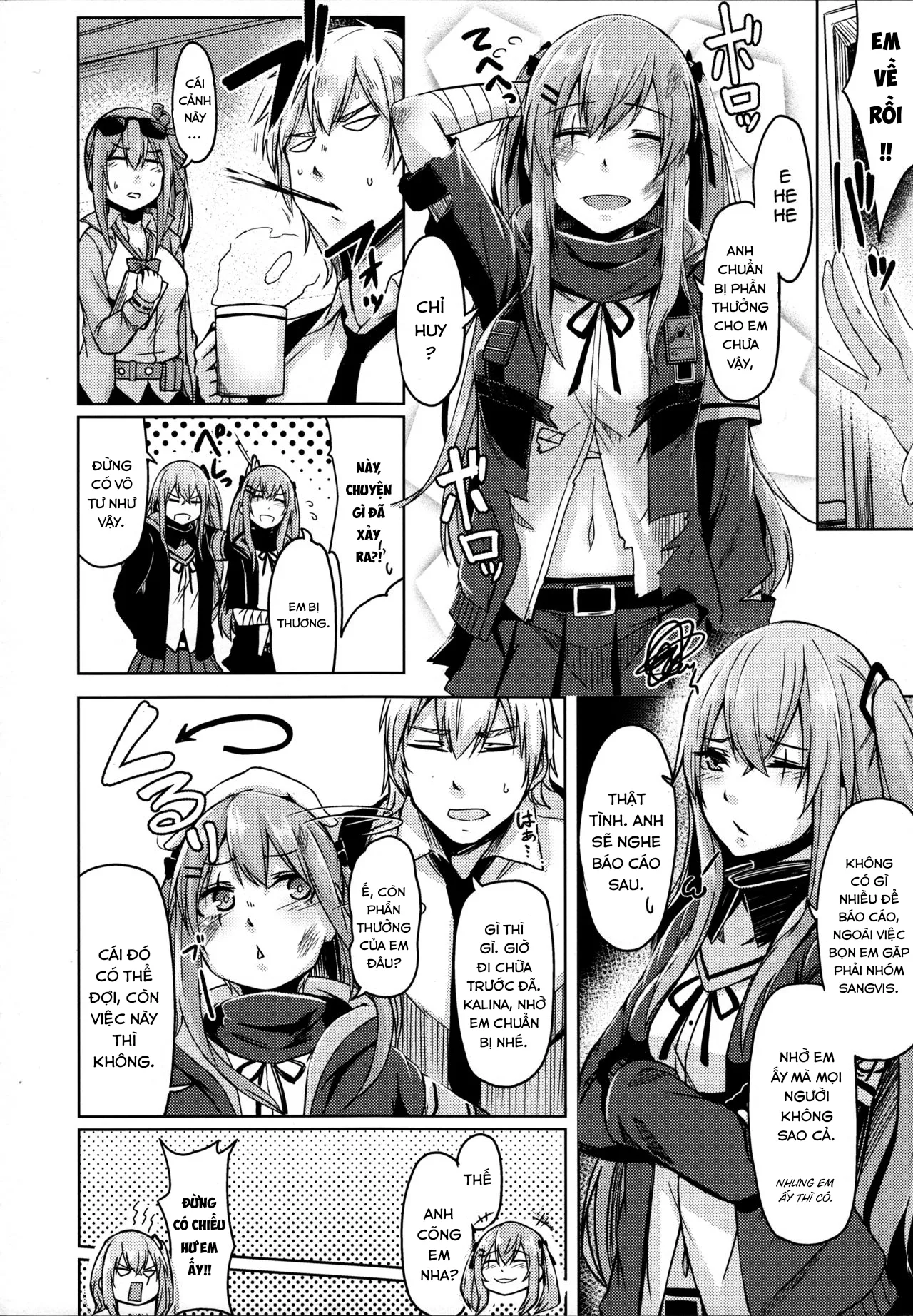 HentaiVN.net - Ảnh 7 - Kế hoạch gia đình Ump. [UMP Kazoku Keikaku; UMP Family Plan] - Chap 1