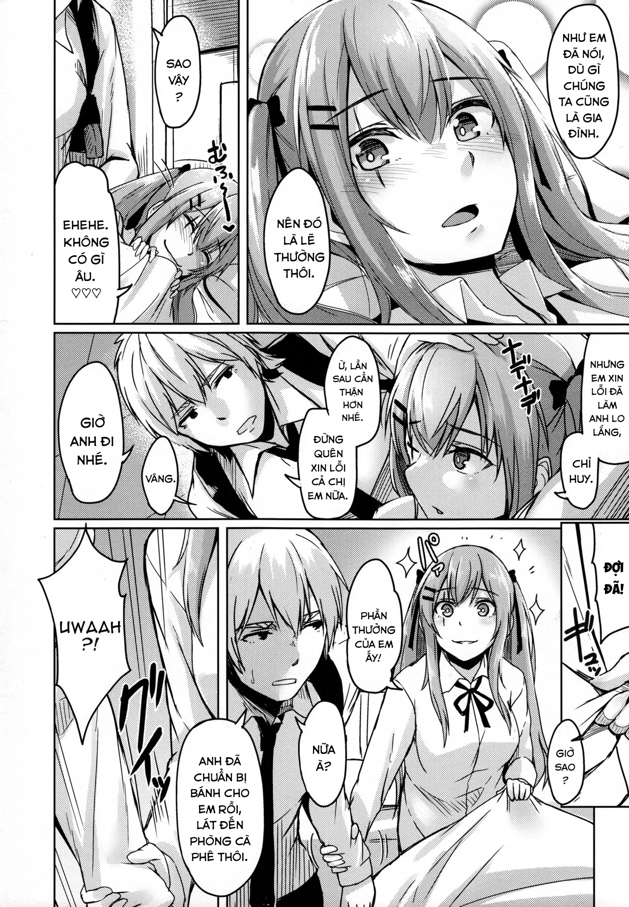 HentaiVN.net - Ảnh 9 - Kế hoạch gia đình Ump. [UMP Kazoku Keikaku; UMP Family Plan] - Chap 1